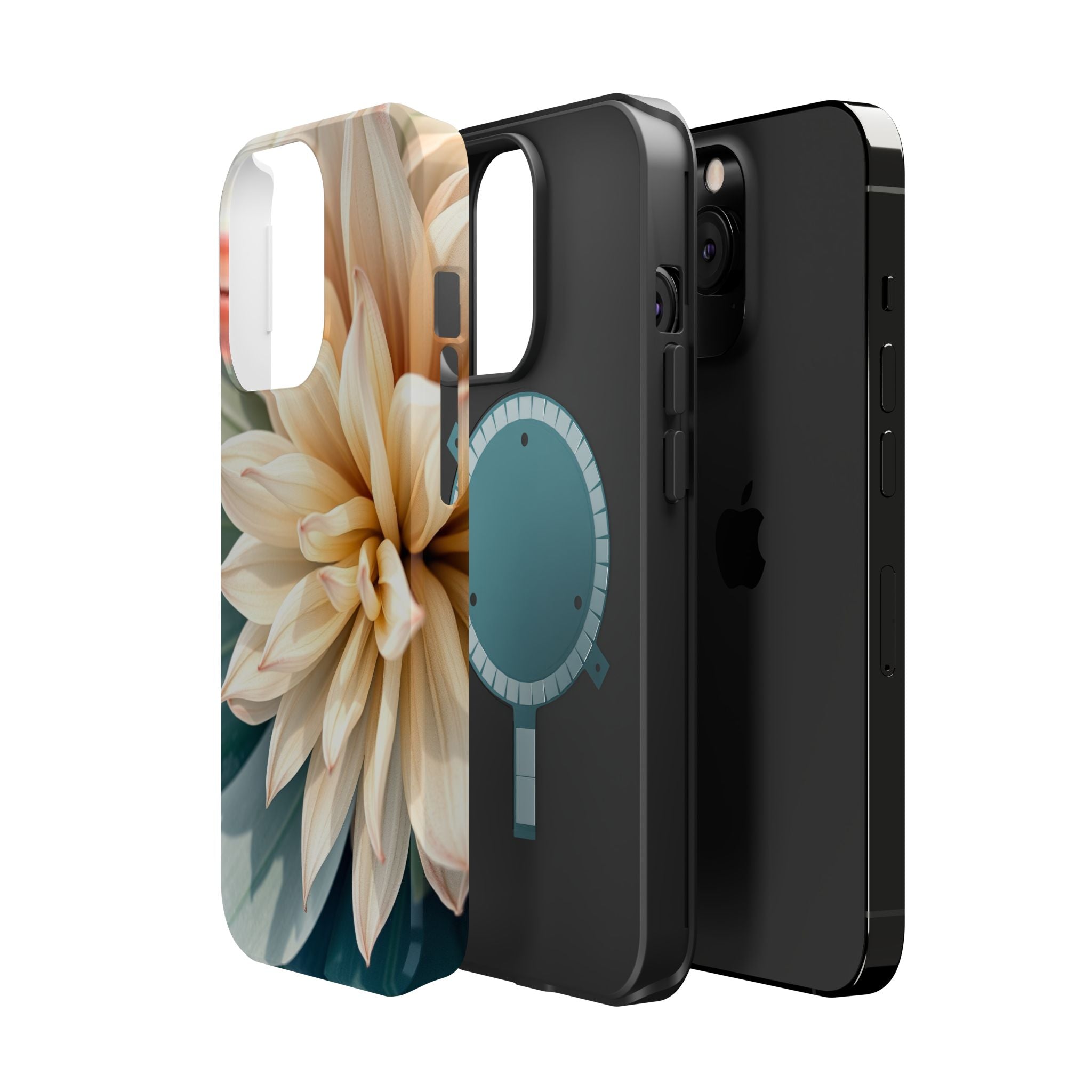 iPhone Neon Floral Radiant Design Clean Minimal Snap Case · iPhone Case