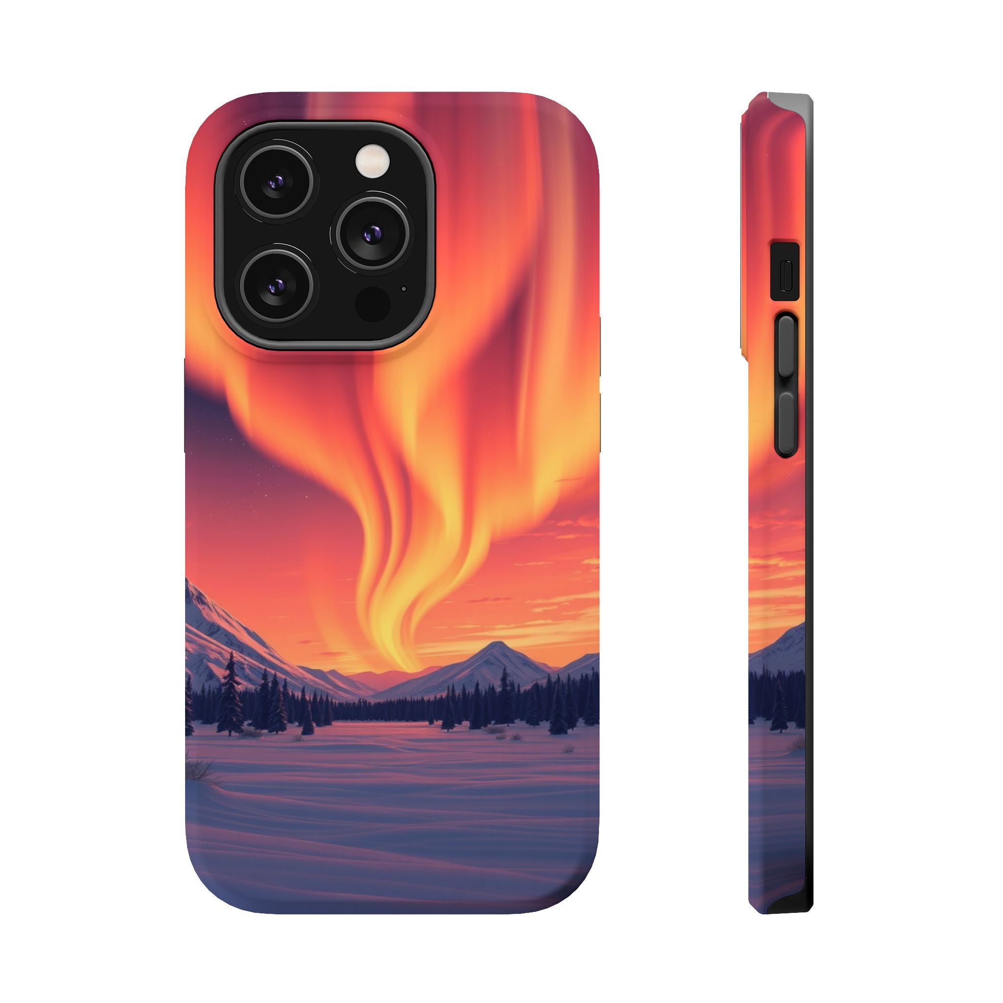 iPhone Sunset Amber And Peach Northern Lights Slim iPhone Everyday · iPhone Case