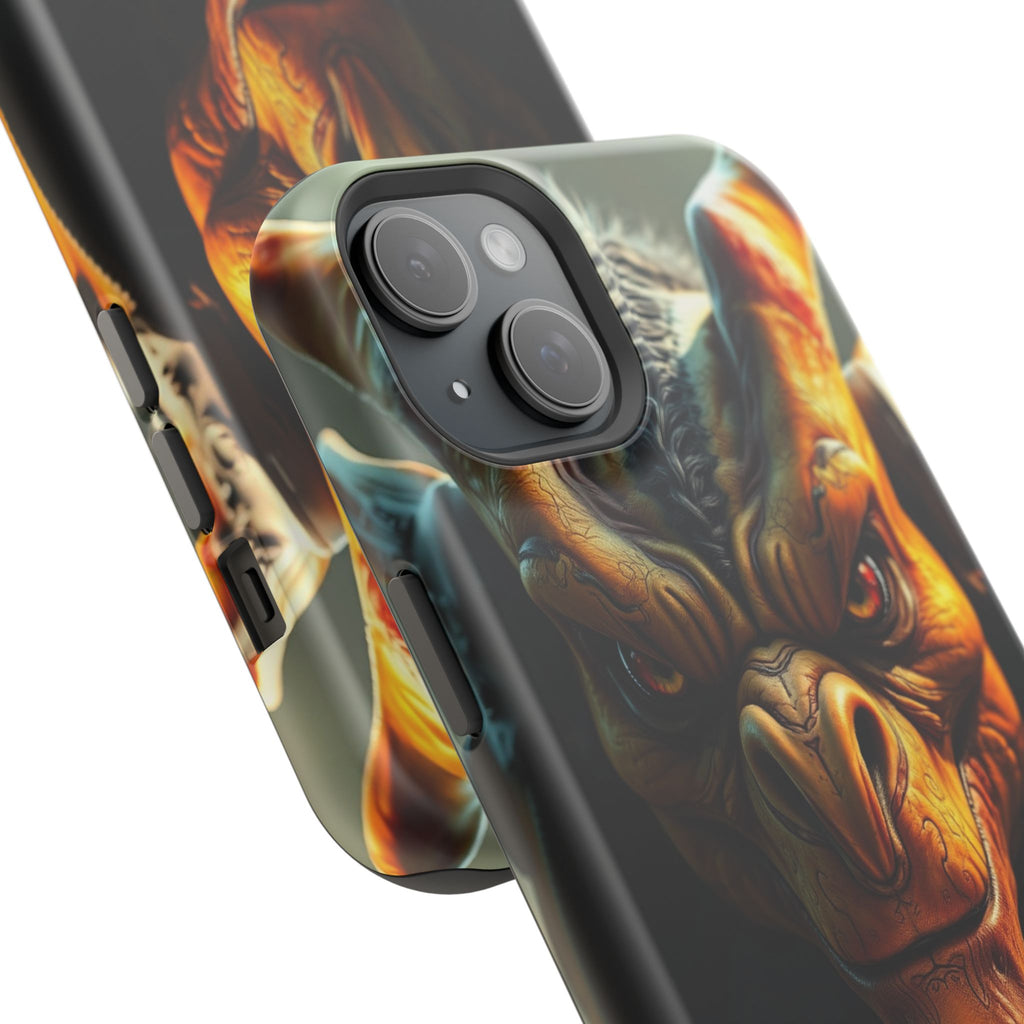 iPhone Mustard And Rust Goblin Mode Activated Slim Everyday Designer Case · iPho