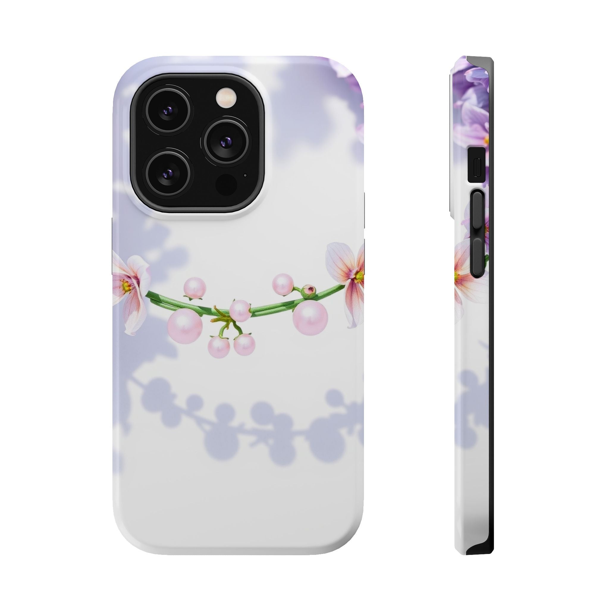 iPhone Vibrant Floral Crown Design Clean Minimal Snap Cas Slim Snap Case · iPhon