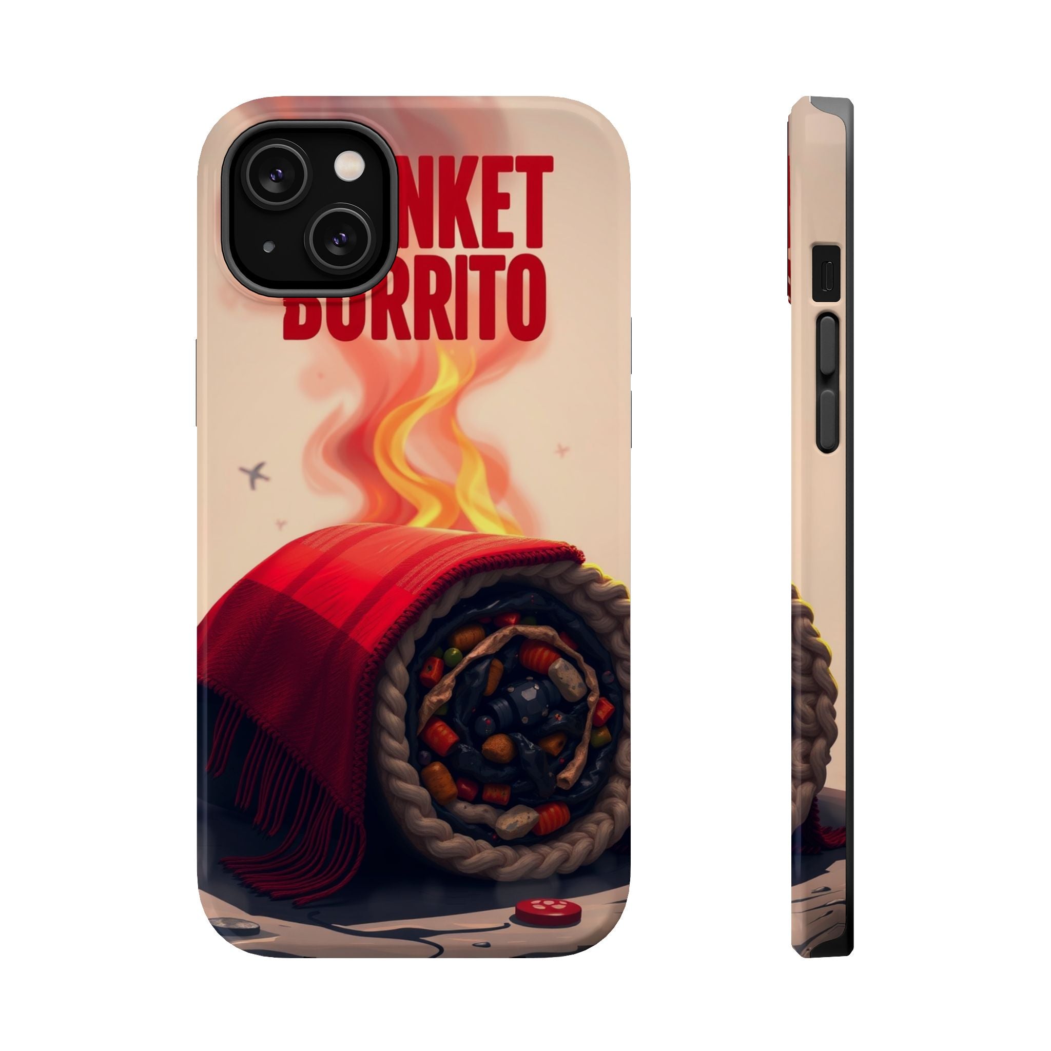 iPhone Serene Blanket Burrito Design Slim Everyday Designer Case · iPhone Case