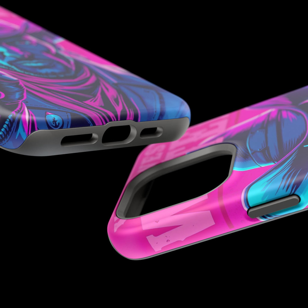 iPhone Wild West Wanted Neon Cyberpunk Slim Everyday Designer Case · iPhone Case