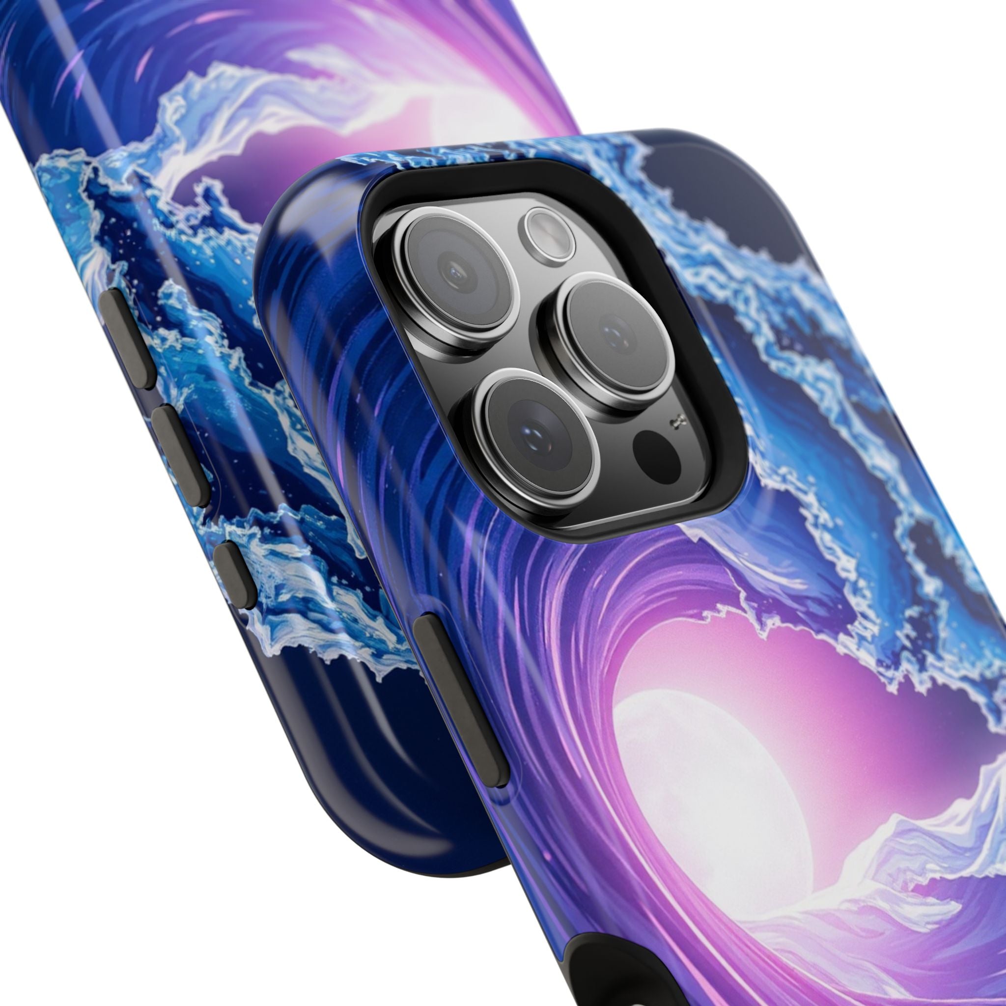 iPhone Holographic Wave Cinematic Art Slim Everyday Designer Case · iPhone Case
