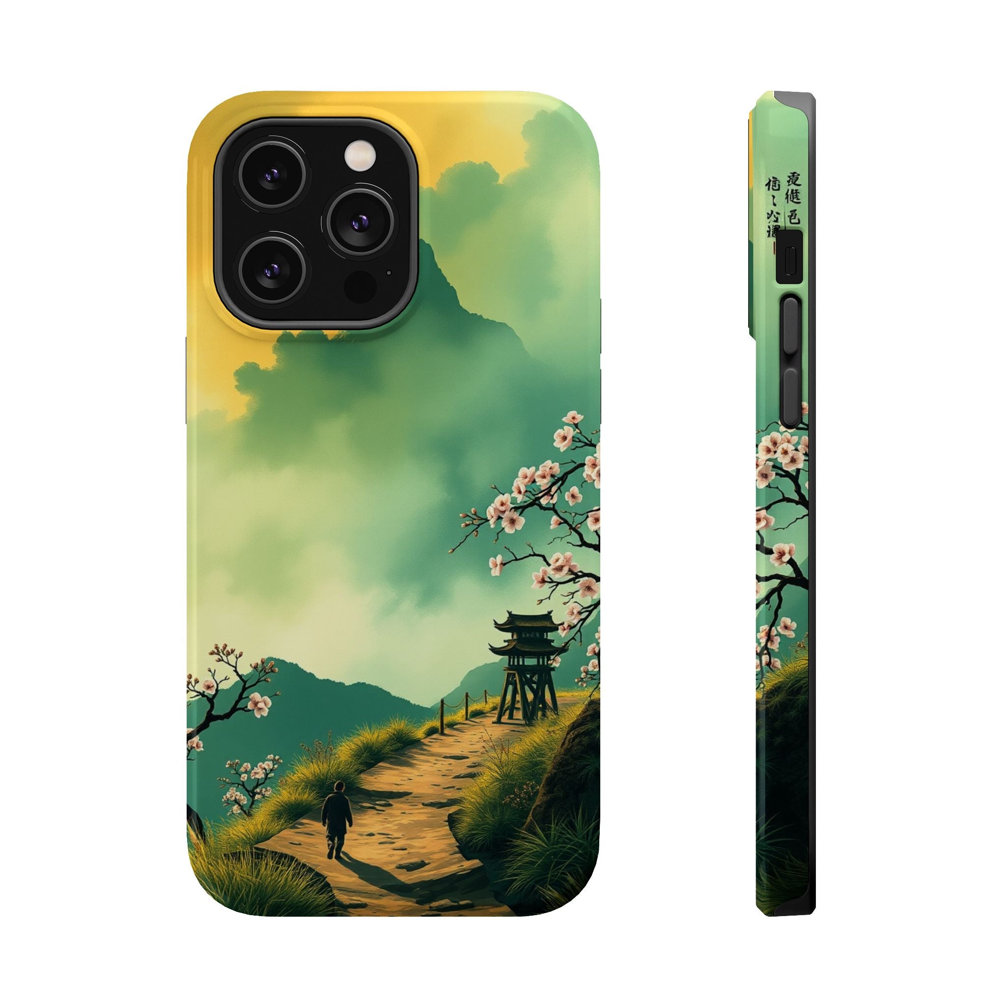 iPhone Blossom Trail Hand-Drawn Sketch Slim Everyday Designer Case · iPhone Case