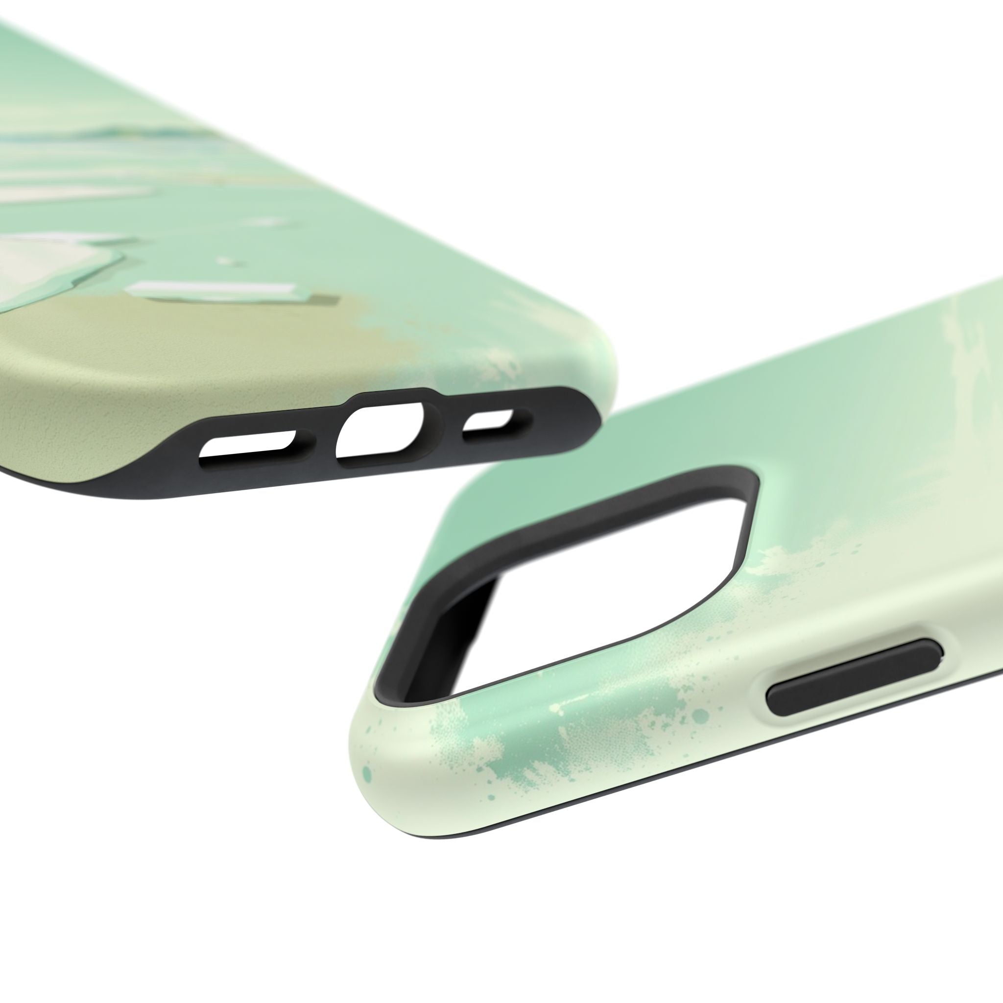 iPhone Vibrant Salt Flat Mirror Design Slim Everyday Designer Case · iPhone Case