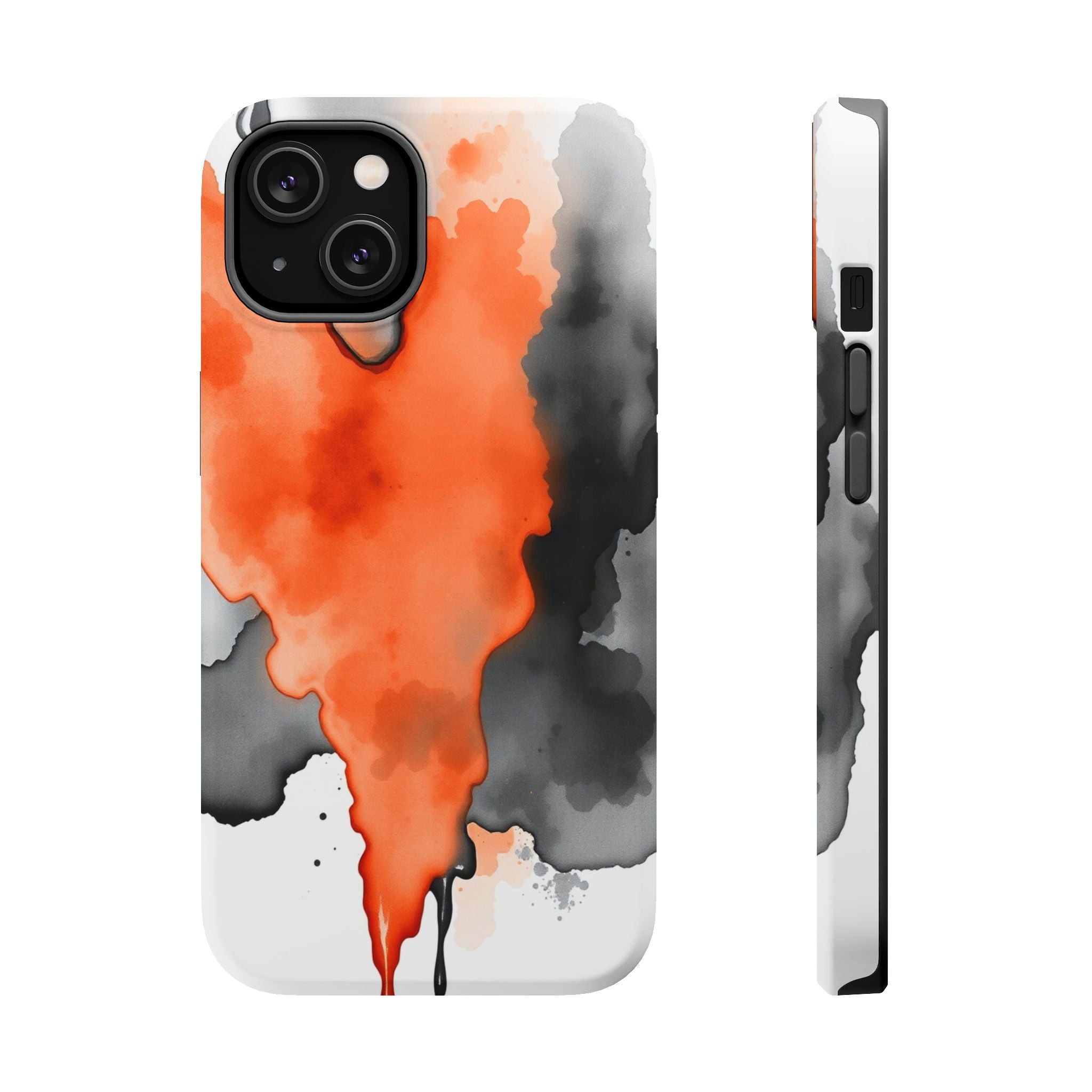 iPhone Ink Bleed Vibrant Watercolor Slim Everyday Designer Case · iPhone Case