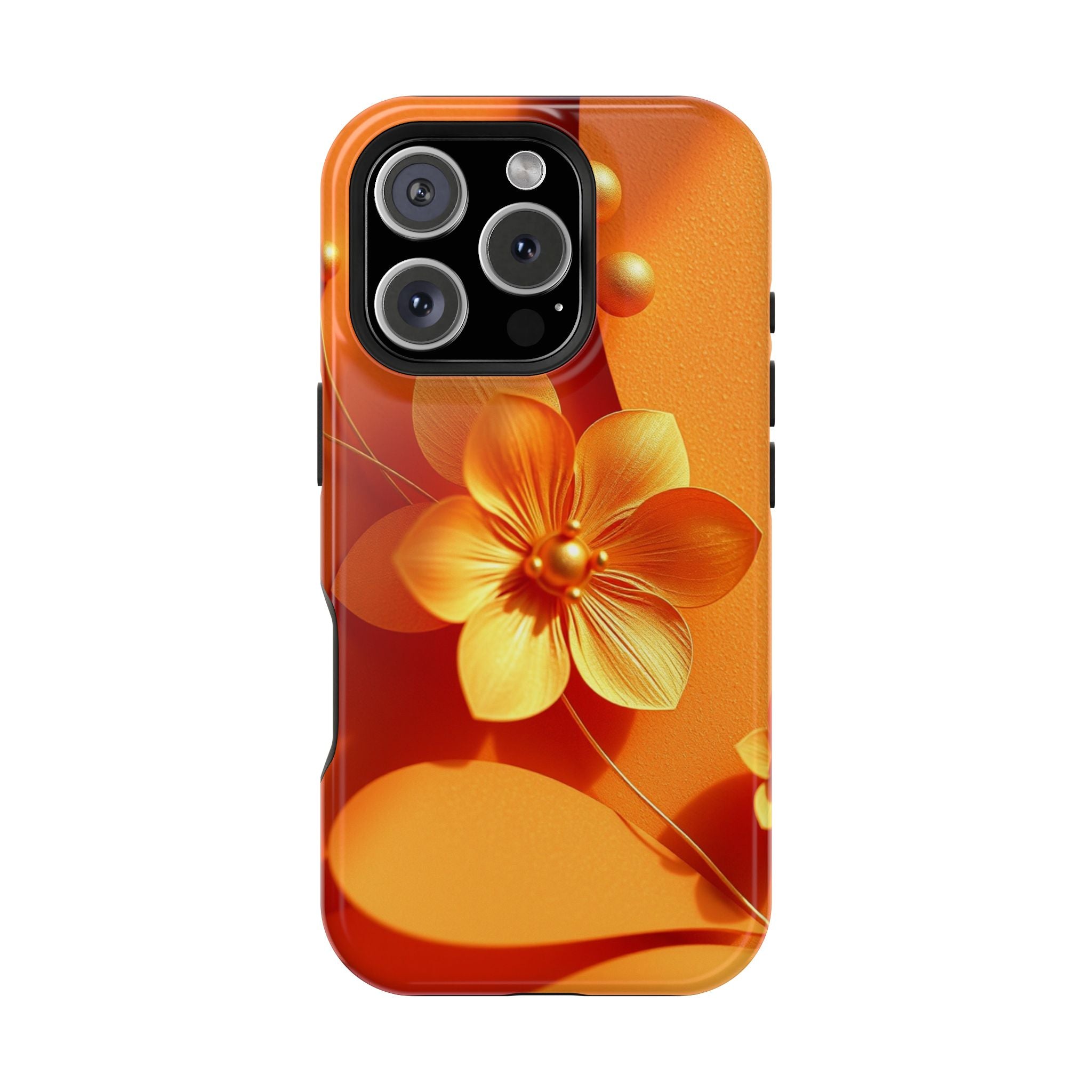 iPhone Floral Geometric Gold Foil Luxury Slim Everyday iPhone Designer · iPhone