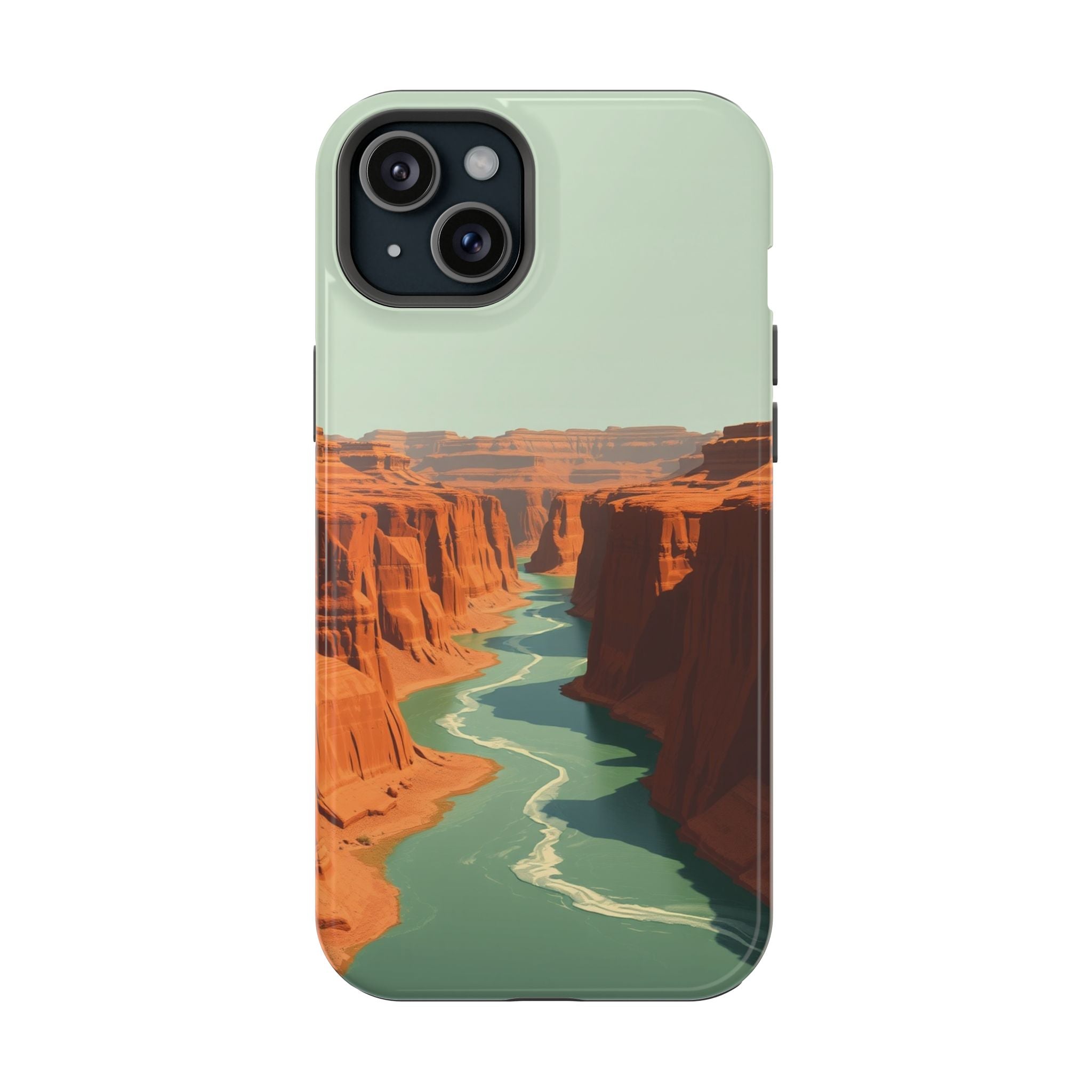 iPhone Burnt Orange And Sand River Canyon Slim iPhone Everyday Designer · iPhone