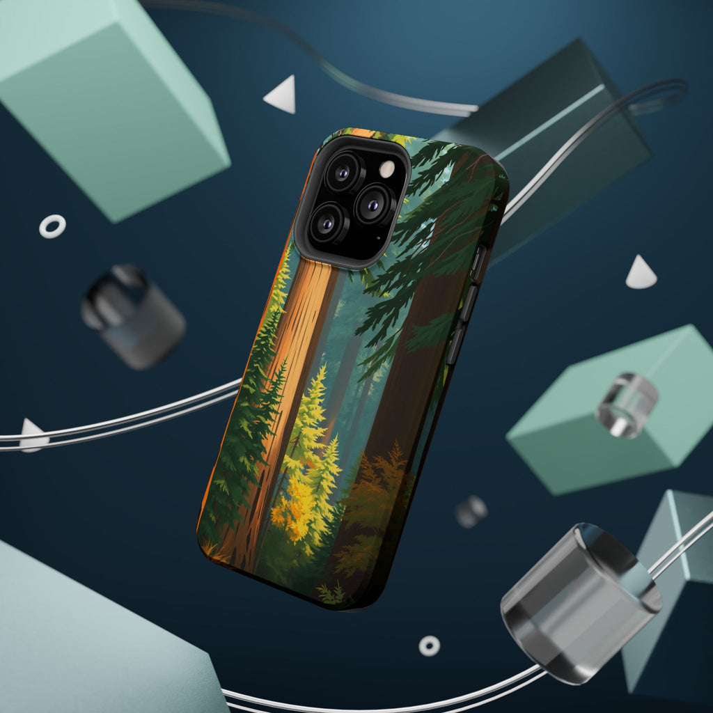 iPhone Redwood Forest Oil Painting Impressionist Clean iPhone Minimal · iPhone C