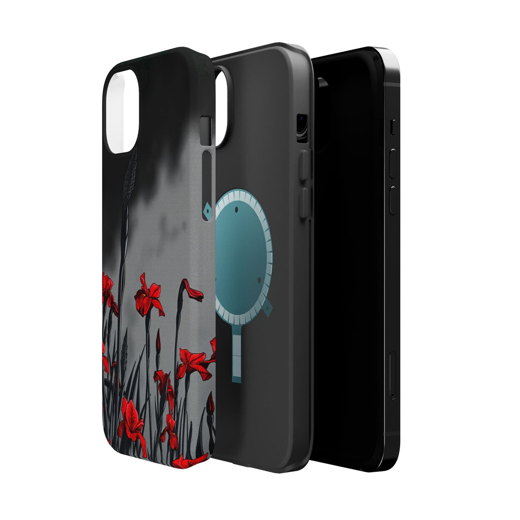 iPhone Iris Garden Cinematic Art Soft Finish Everyday Cas Slim Snap Case · iPhon
