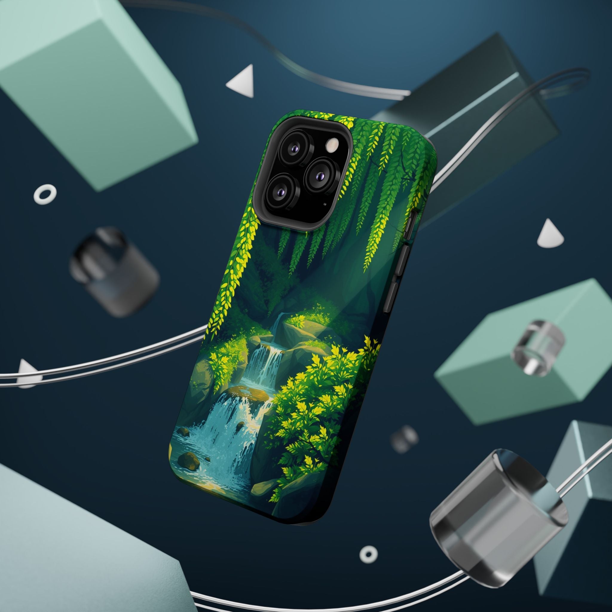 iPhone Earthy Wisteria Cascade Design Slim Everyday iPhone 13 Designer · iPhone