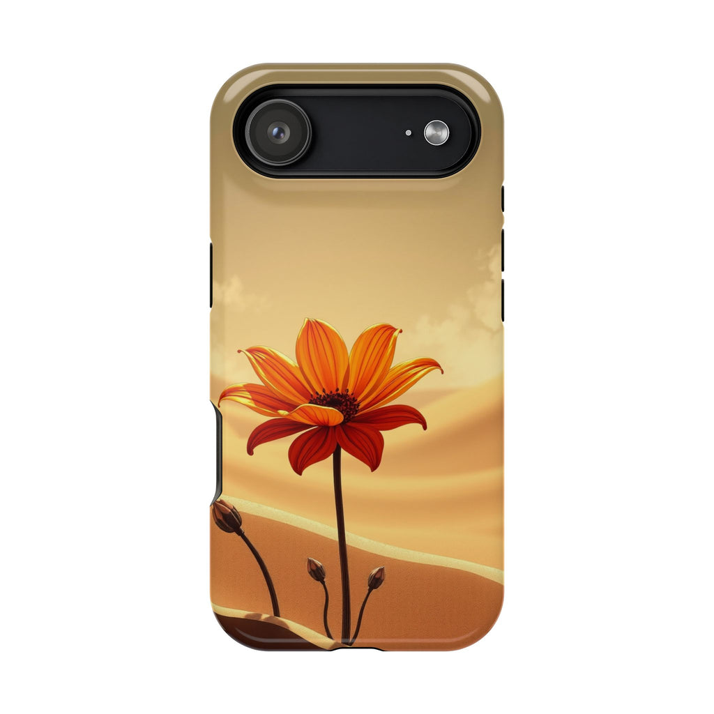 iPhone Neon Floral Dark Gothic Ink Bold Modern Everyday Snap Case · iPhone Case