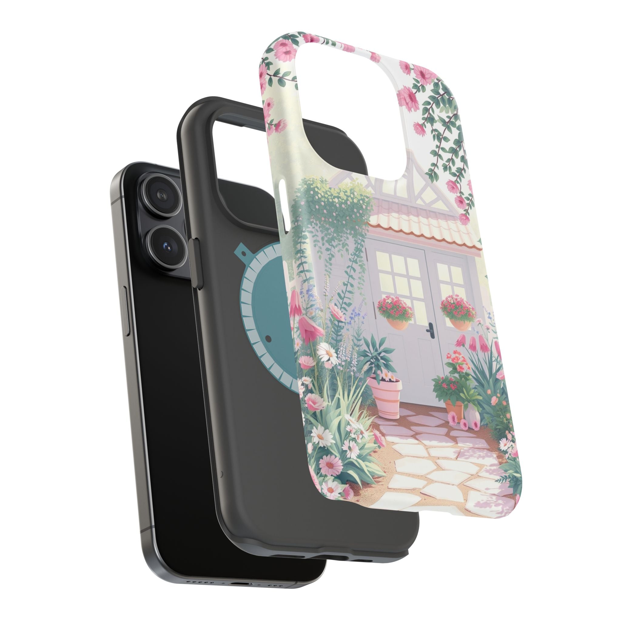 iPhone Cottage Garden Pastel Kawaii Slim Everyday Designer Case · iPhone Case