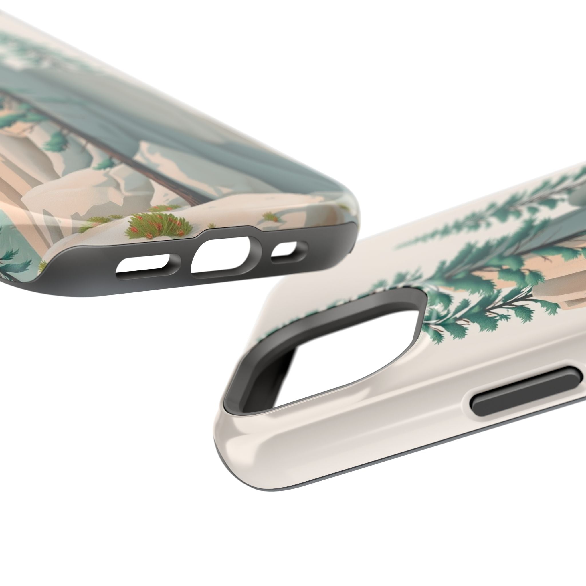 iPhone Pine Ridge Electric Art 17 Bold Modern Everyday Snap Case · iPhone Case