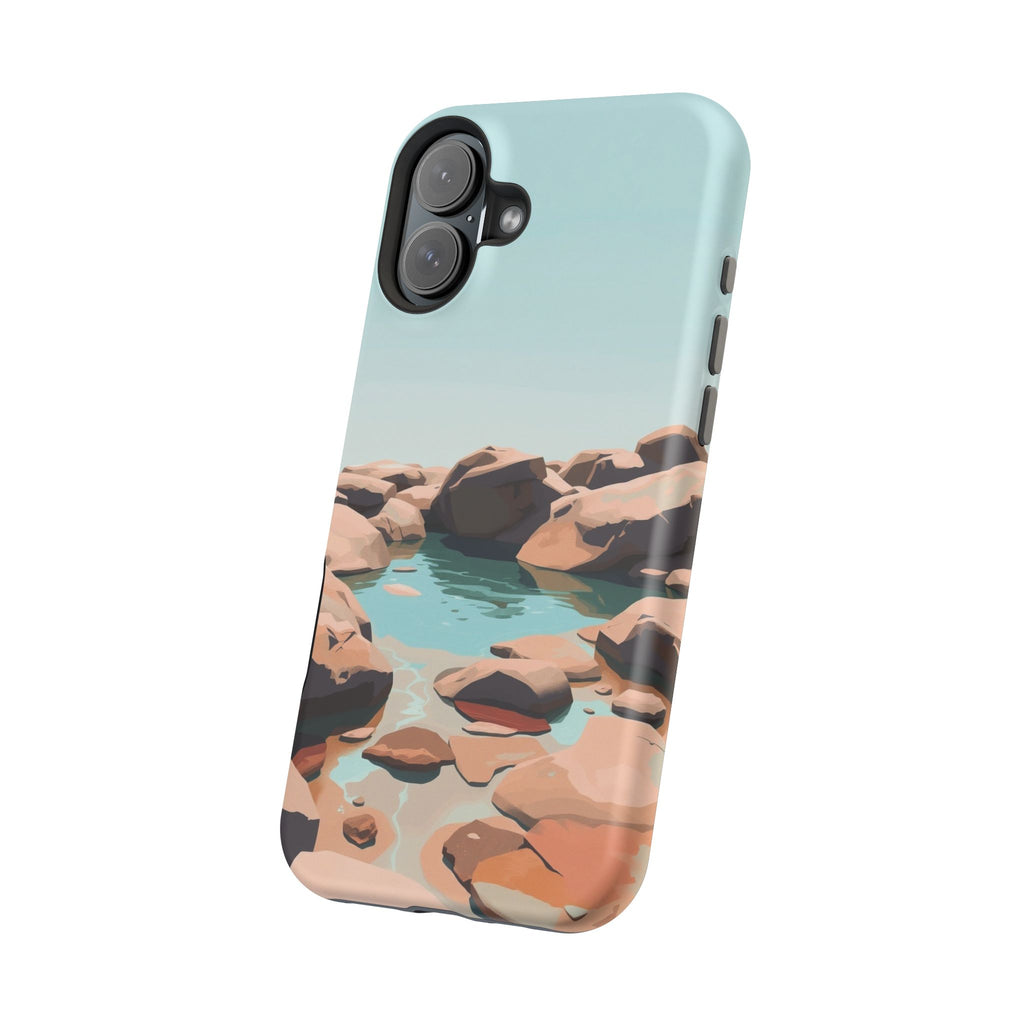 iPhone Tidal Pool Oil Painting Impressionist Slim iPhone Everyday · iPhone Case