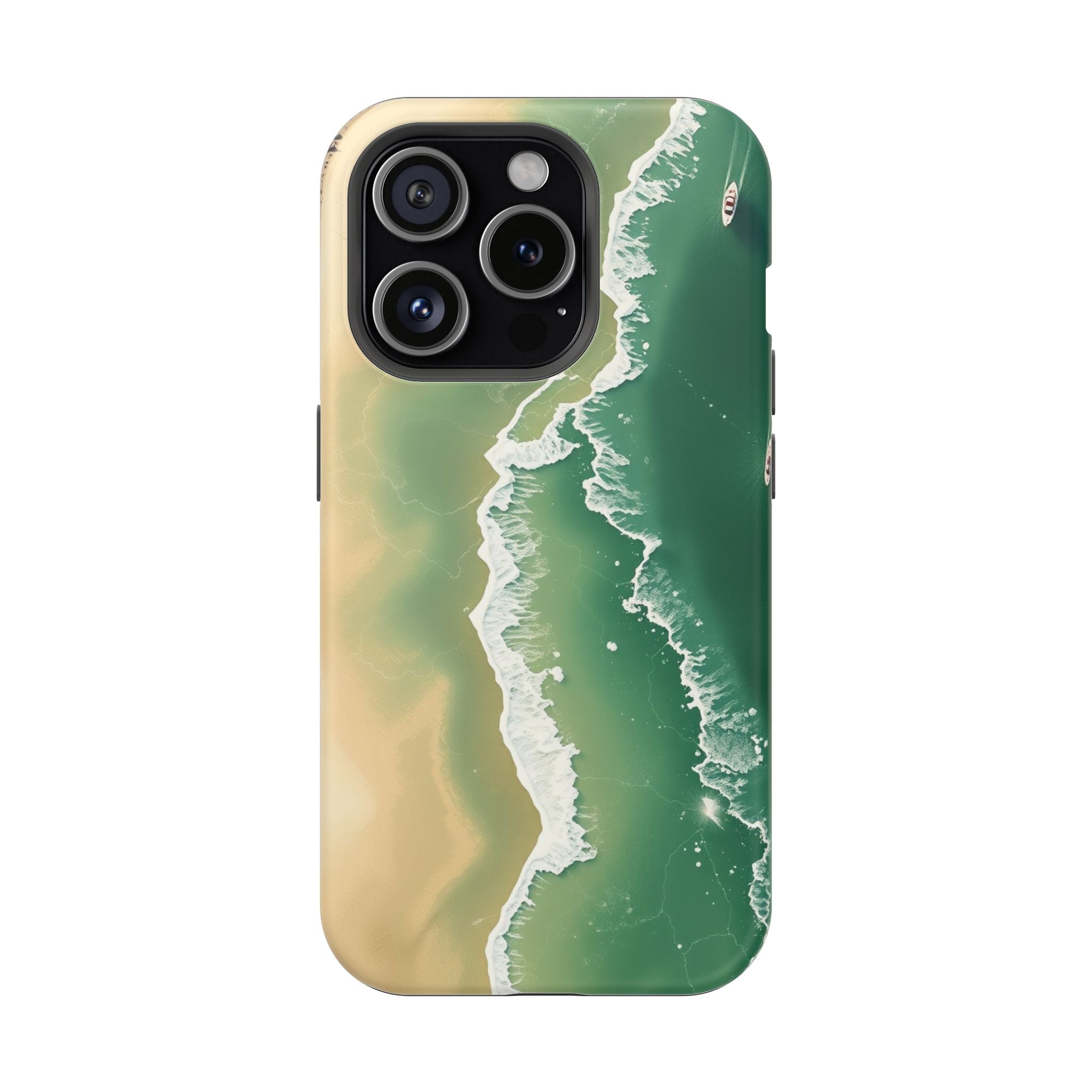 iPhone Shoreline Aerial Bold Art Bold Modern Everyday Snap Case · iPhone Case