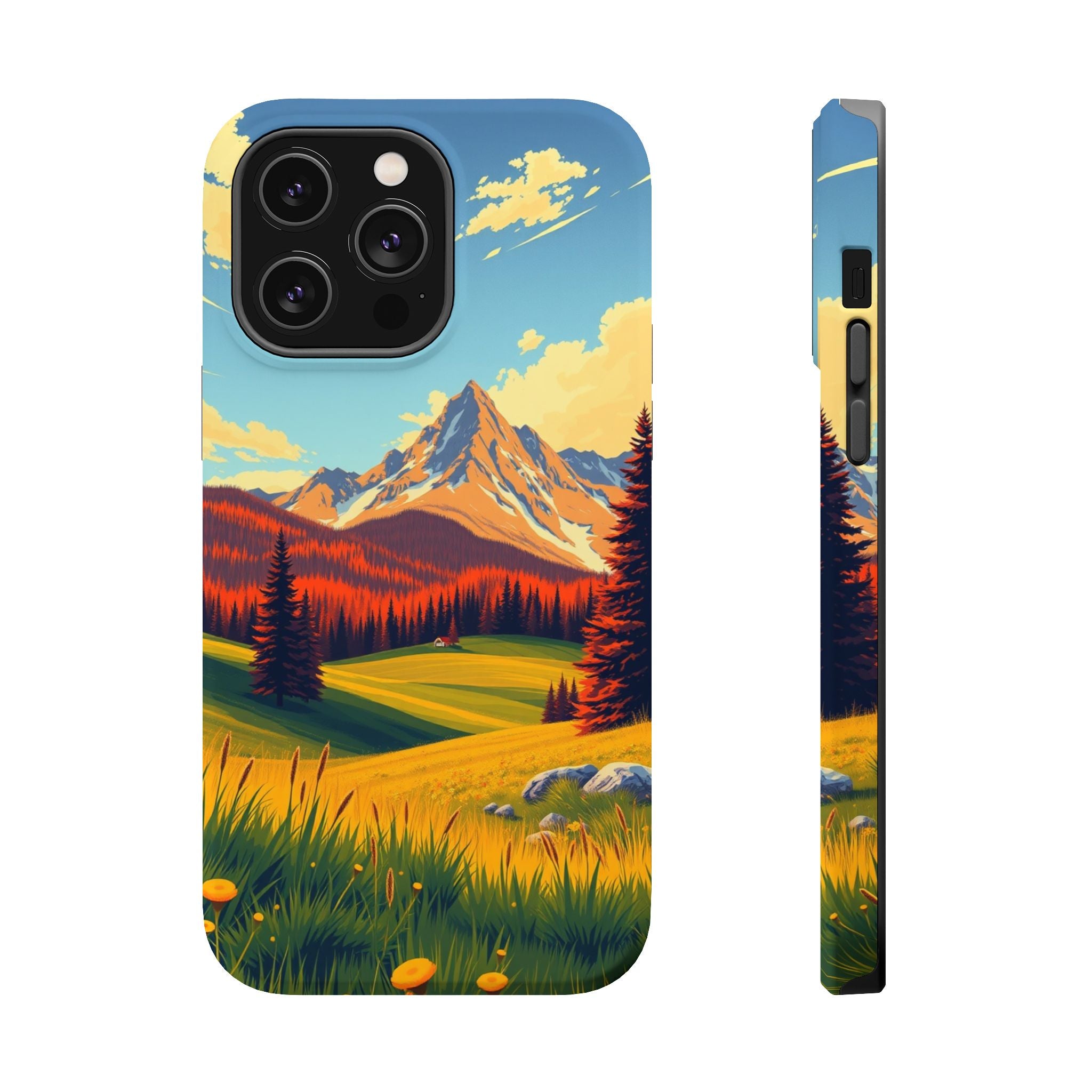 iPhone Radiant Alpine Meadow Design Slim Everyday Designer Case · iPhone Case