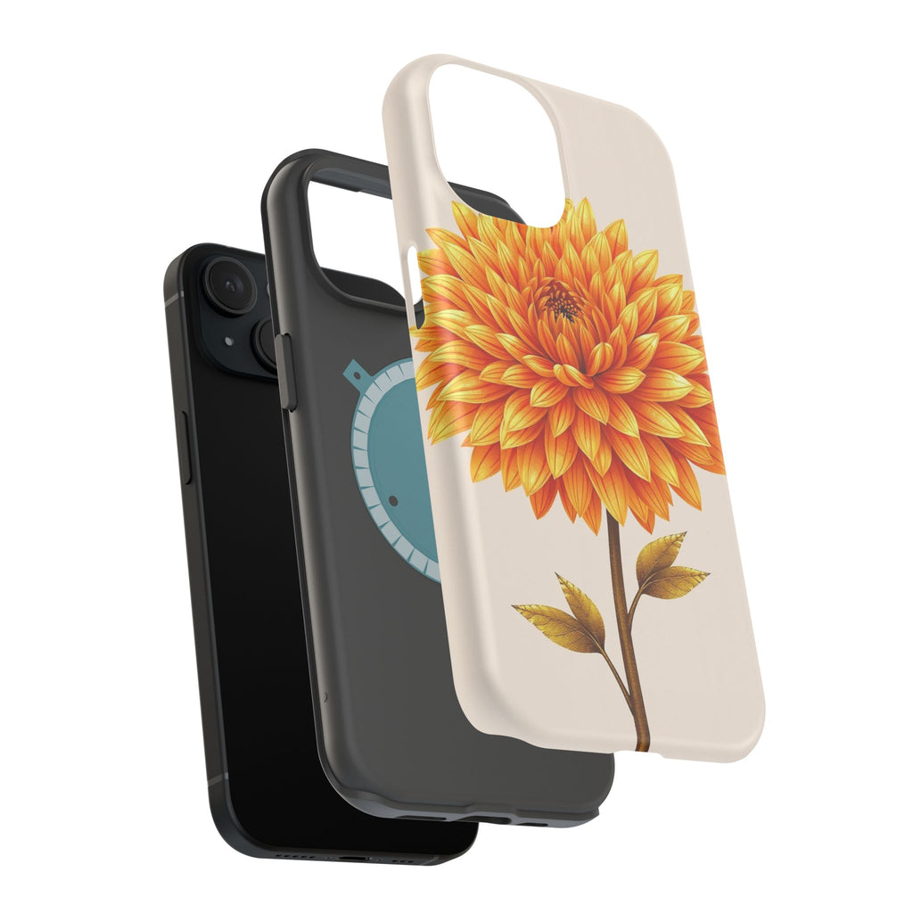 iPhone Chrysanthemum Classic Gold Foil Luxury Slim iPhone Everyday · iPhone Case
