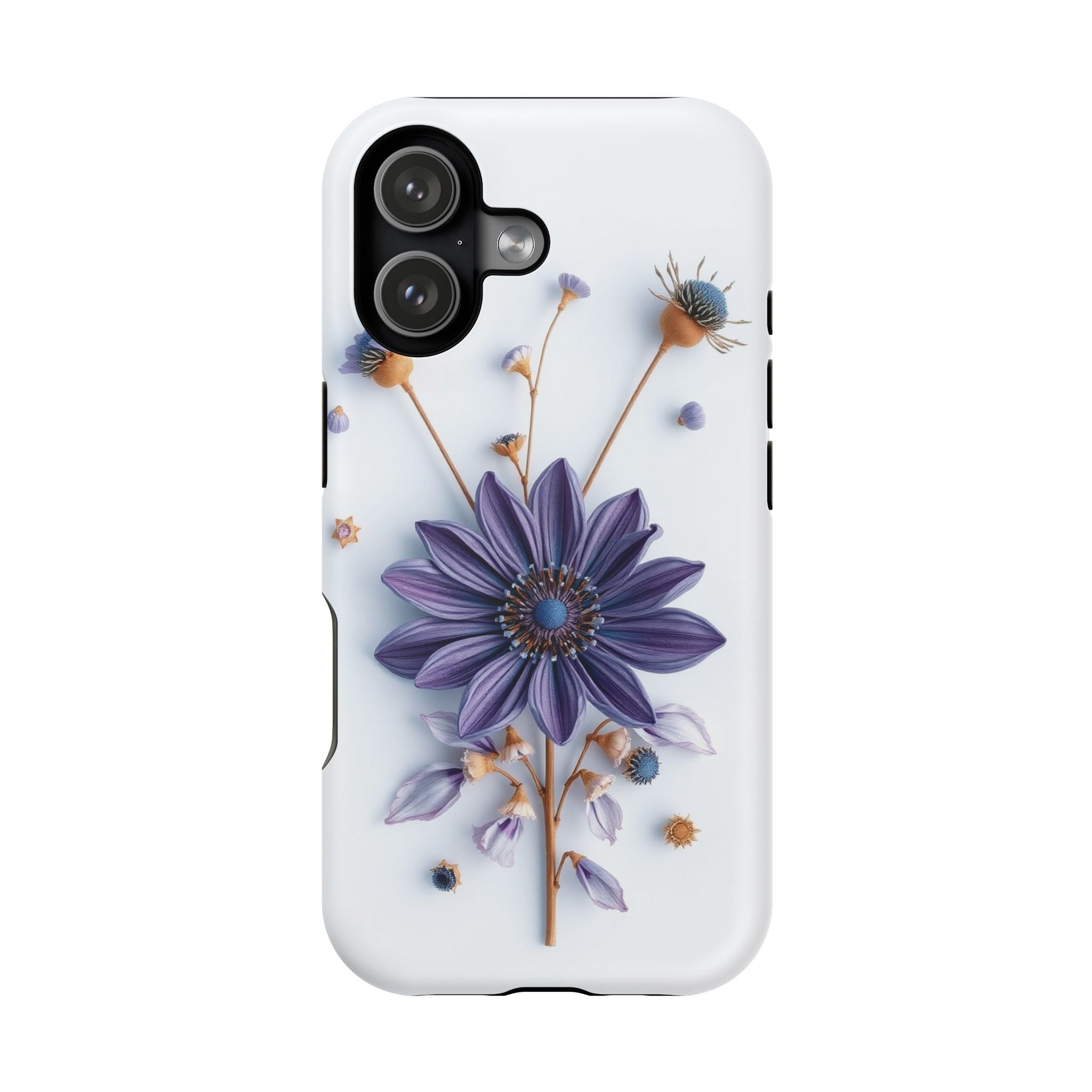 iPhone Dried Flower Flat Lay Pastel Kawaii Slim iPhone Everyday · iPhone Case
