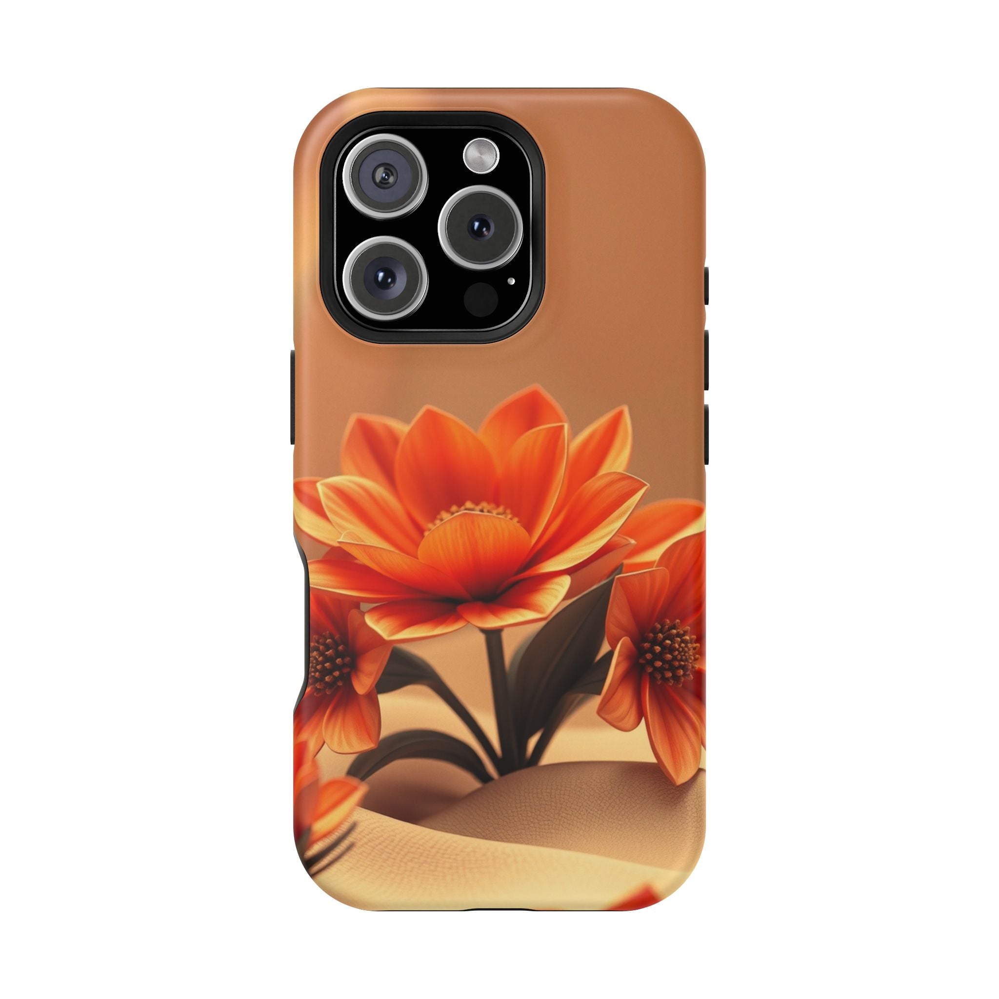 iPhone Floral Geometric 3D Digital Bold Modern Everyday Snap Case · iPhone Case