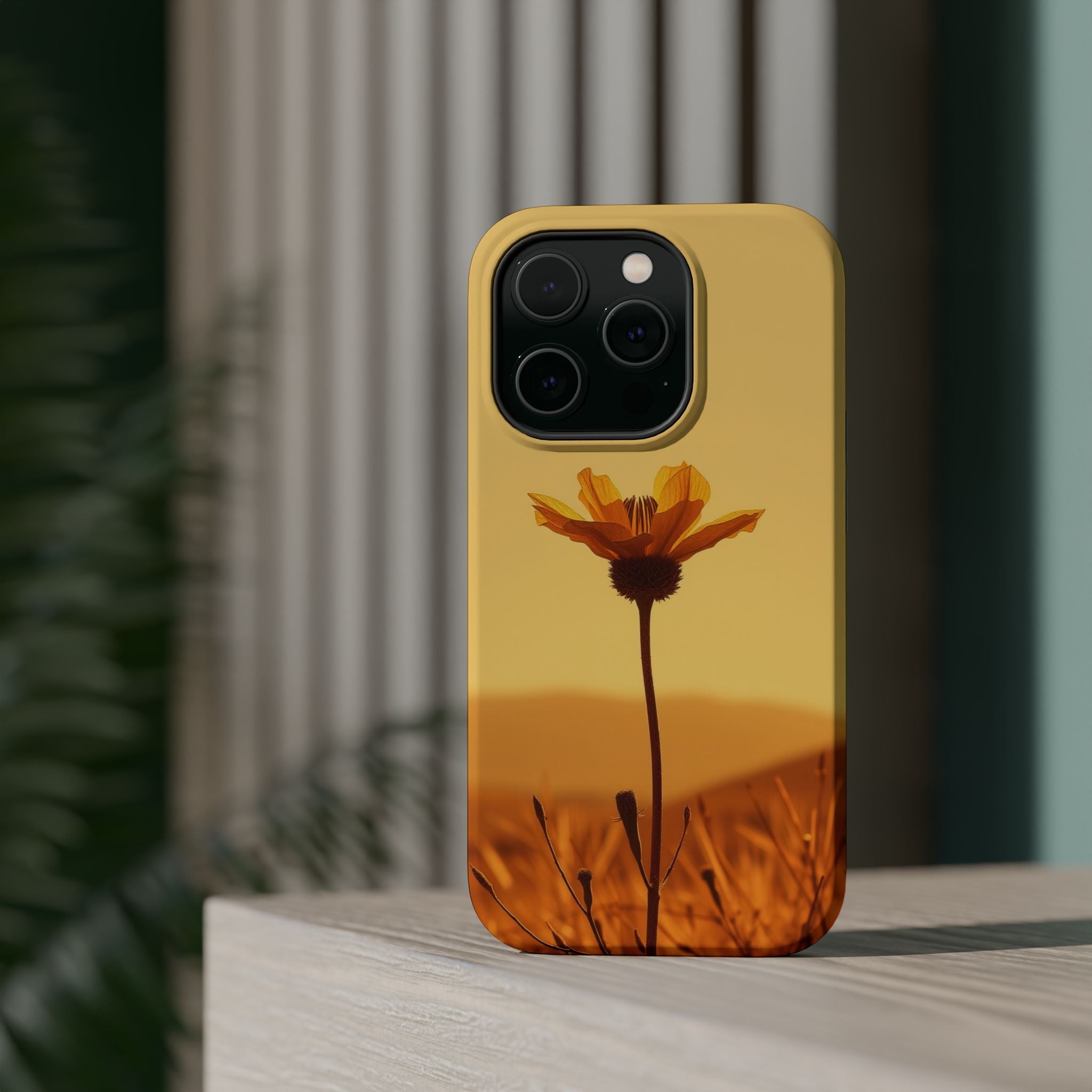 iPhone Desert Flower Cinematic Art Bold Modern Everyday Snap Case · iPhone Case
