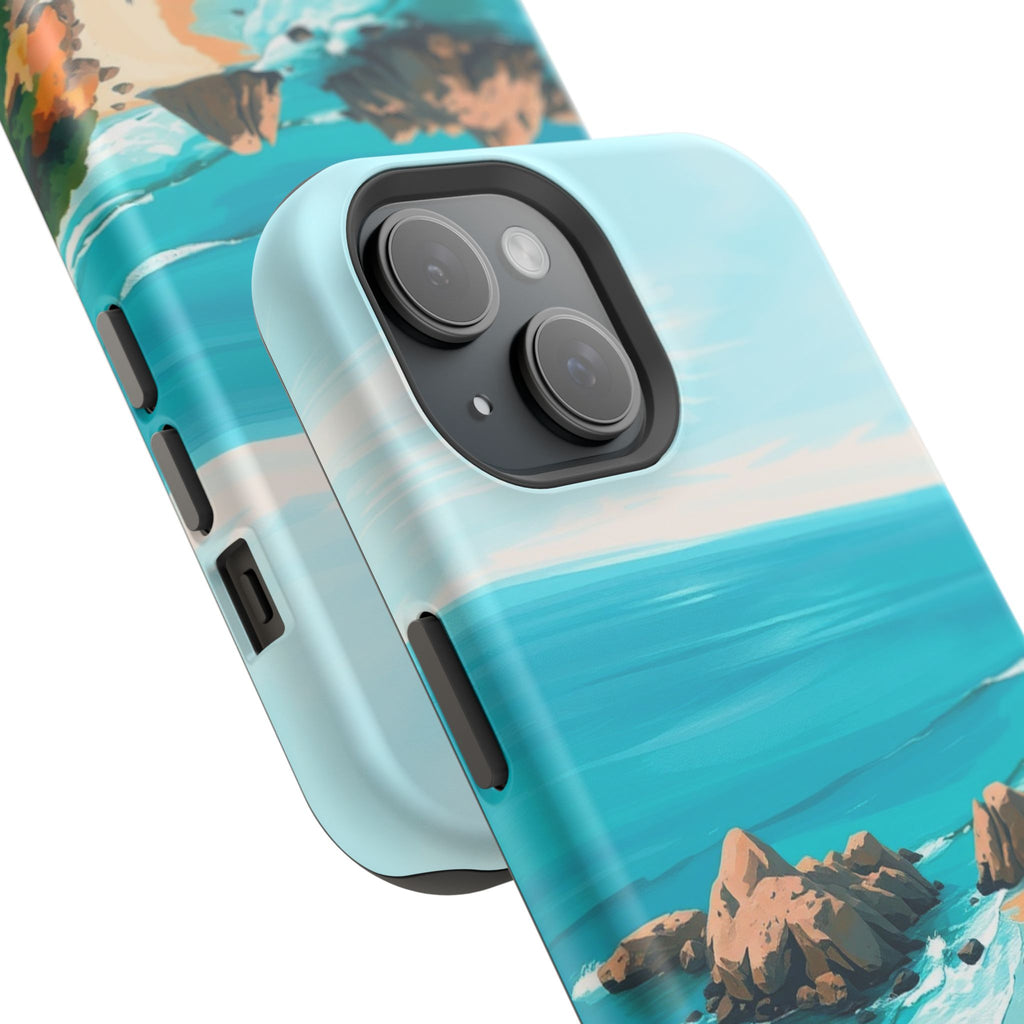 iPhone Pebble Beach Cinematic Art Bold Modern Everyday Snap Case · iPhone Case