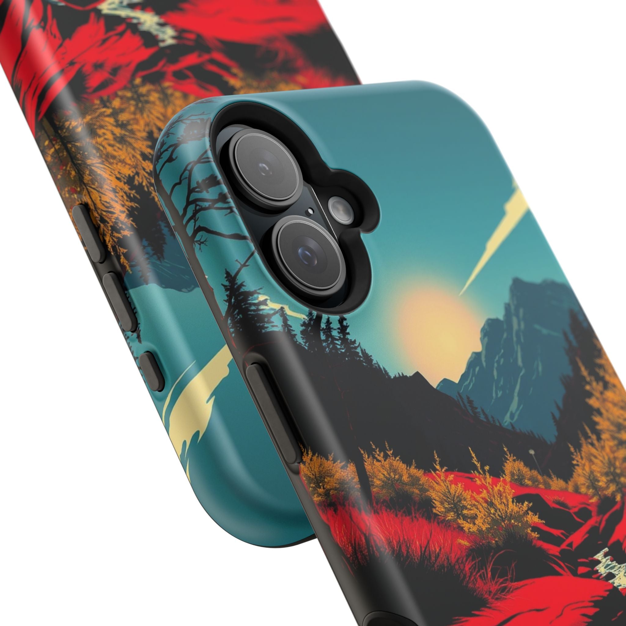 iPhone Earthy Spring Creek Design Bold Modern Everyday Snap Case · iPhone Case