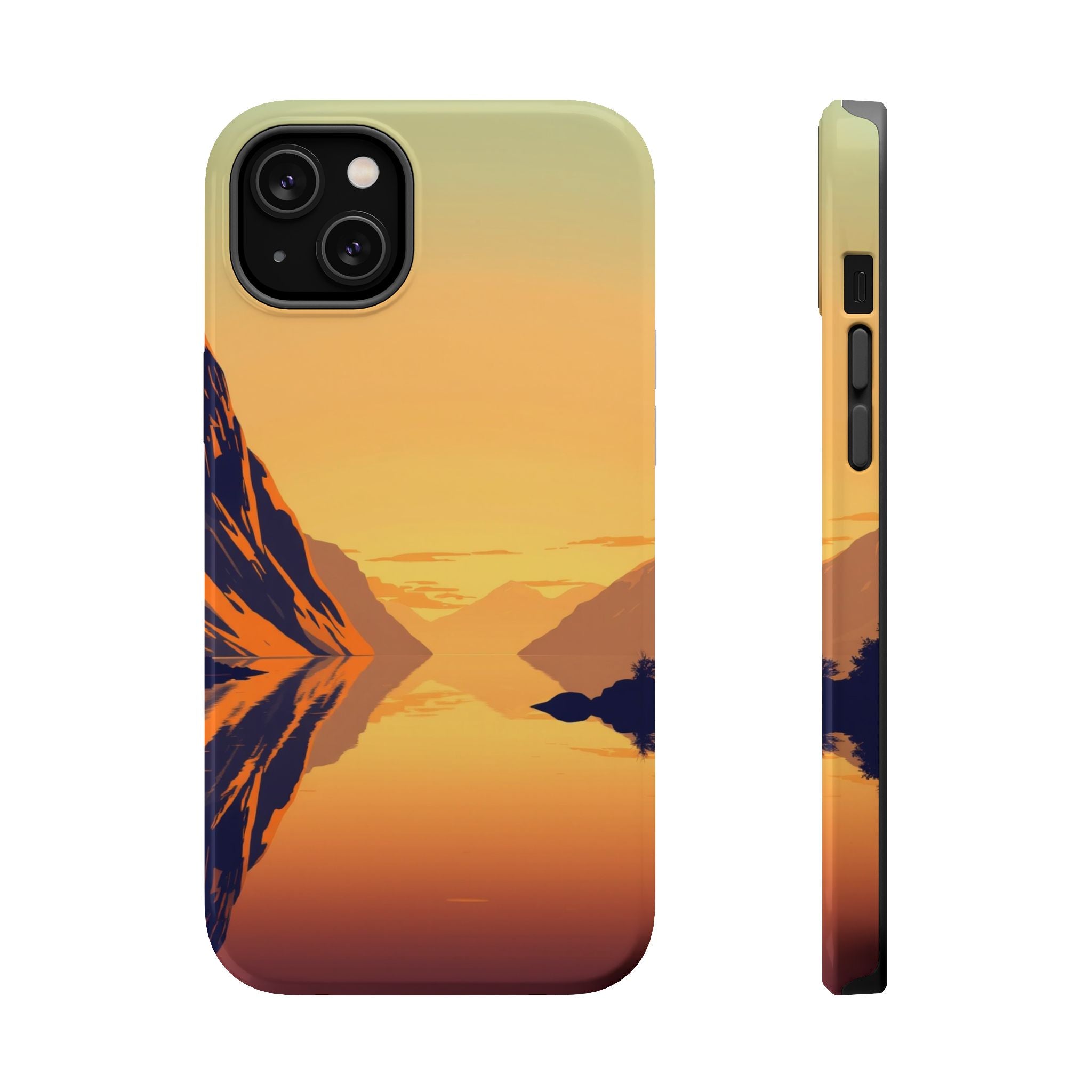 iPhone Fjord Reflection Pop Art Bold Slim Everyday Designer Case · iPhone Case
