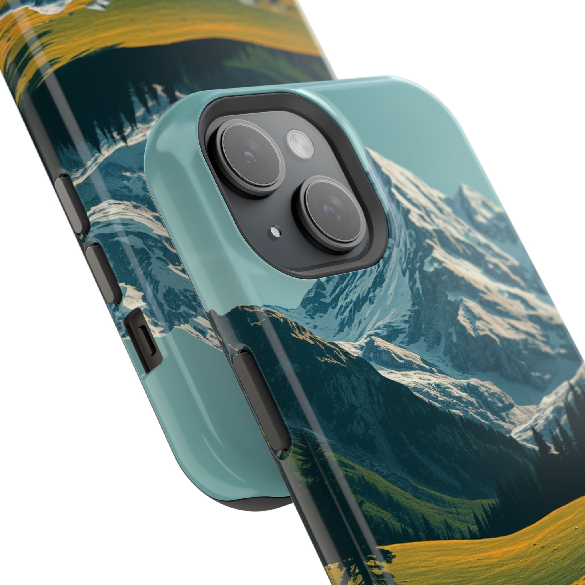 iPhone Alpine Meadow Bold Art 19 Bold Modern Everyday Snap Case · iPhone Case