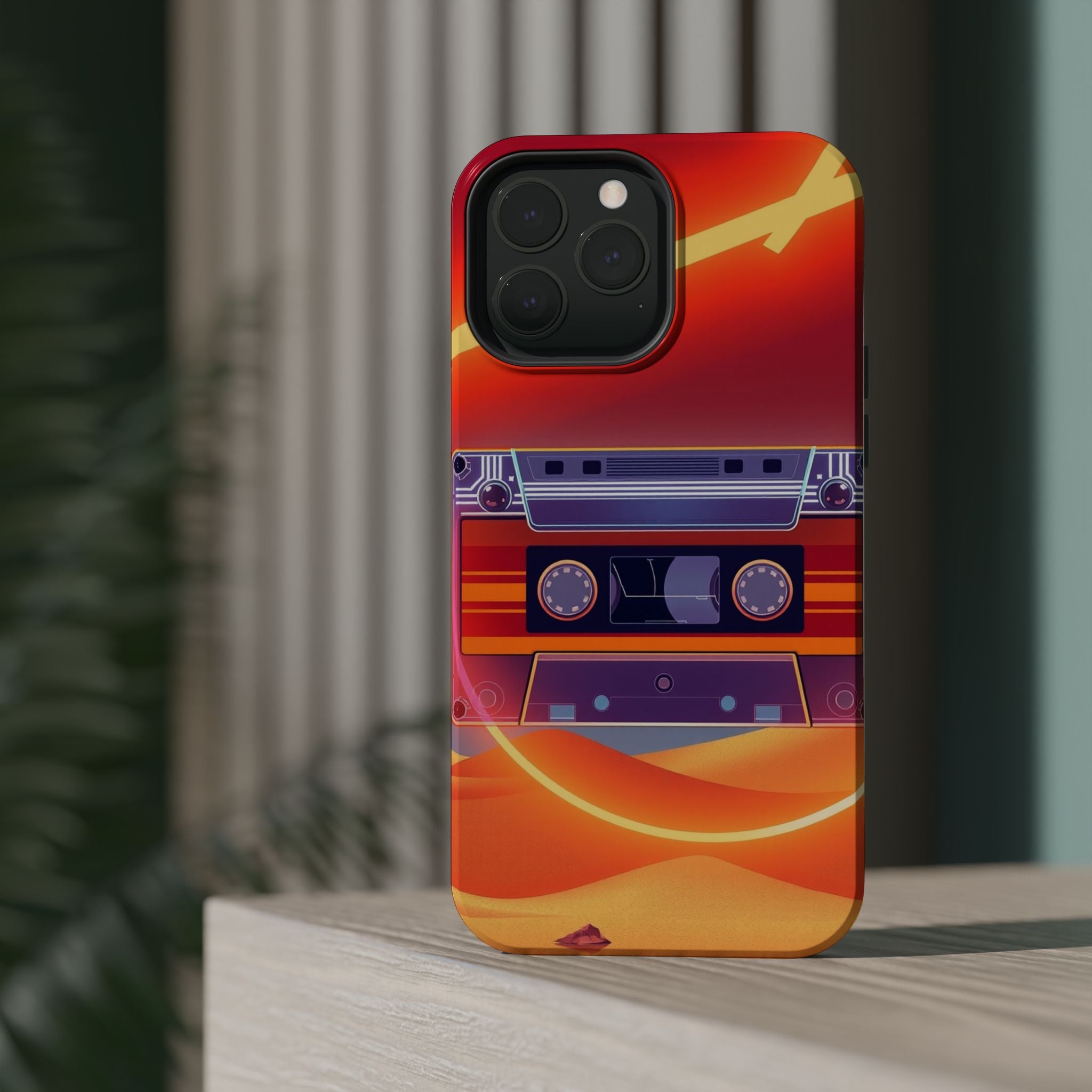 iPhone Cassette Tape Rewind Bold Art Slim Everyday Designer Case · iPhone Case