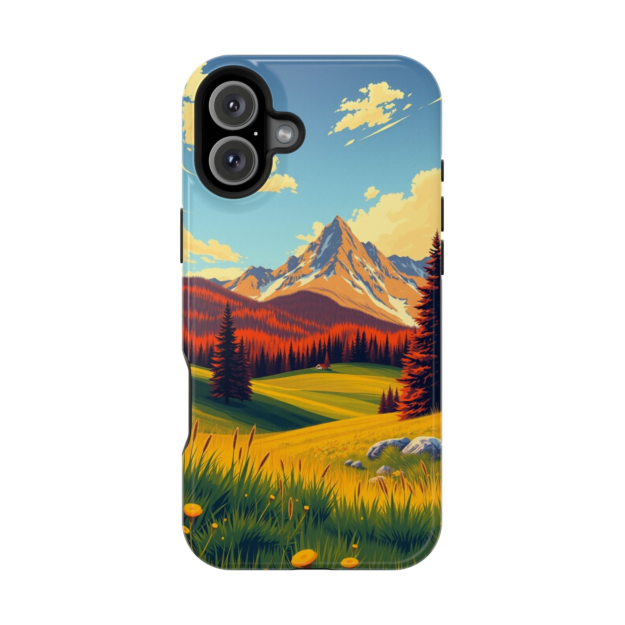 iPhone Radiant Alpine Meadow Design Slim Everyday Designer Case · iPhone Case