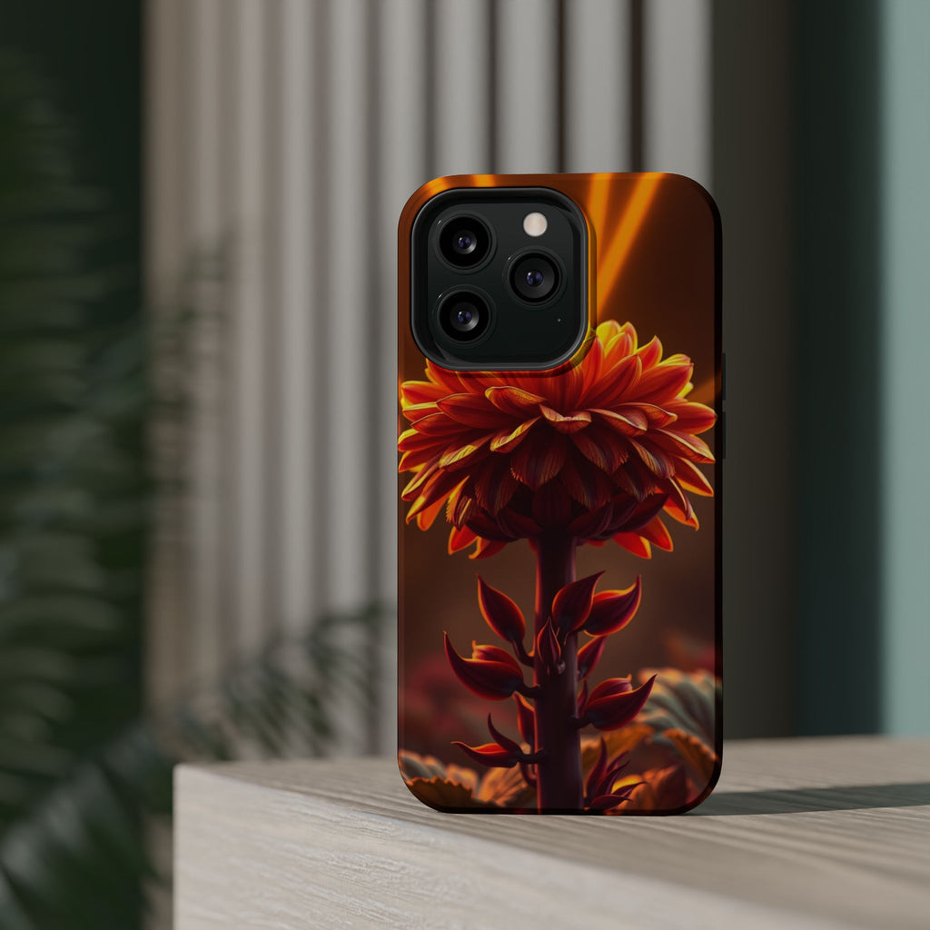 iPhone Mustard And Rust Ranunculus Stack Slim Everyday iPhone Designer · iPhone