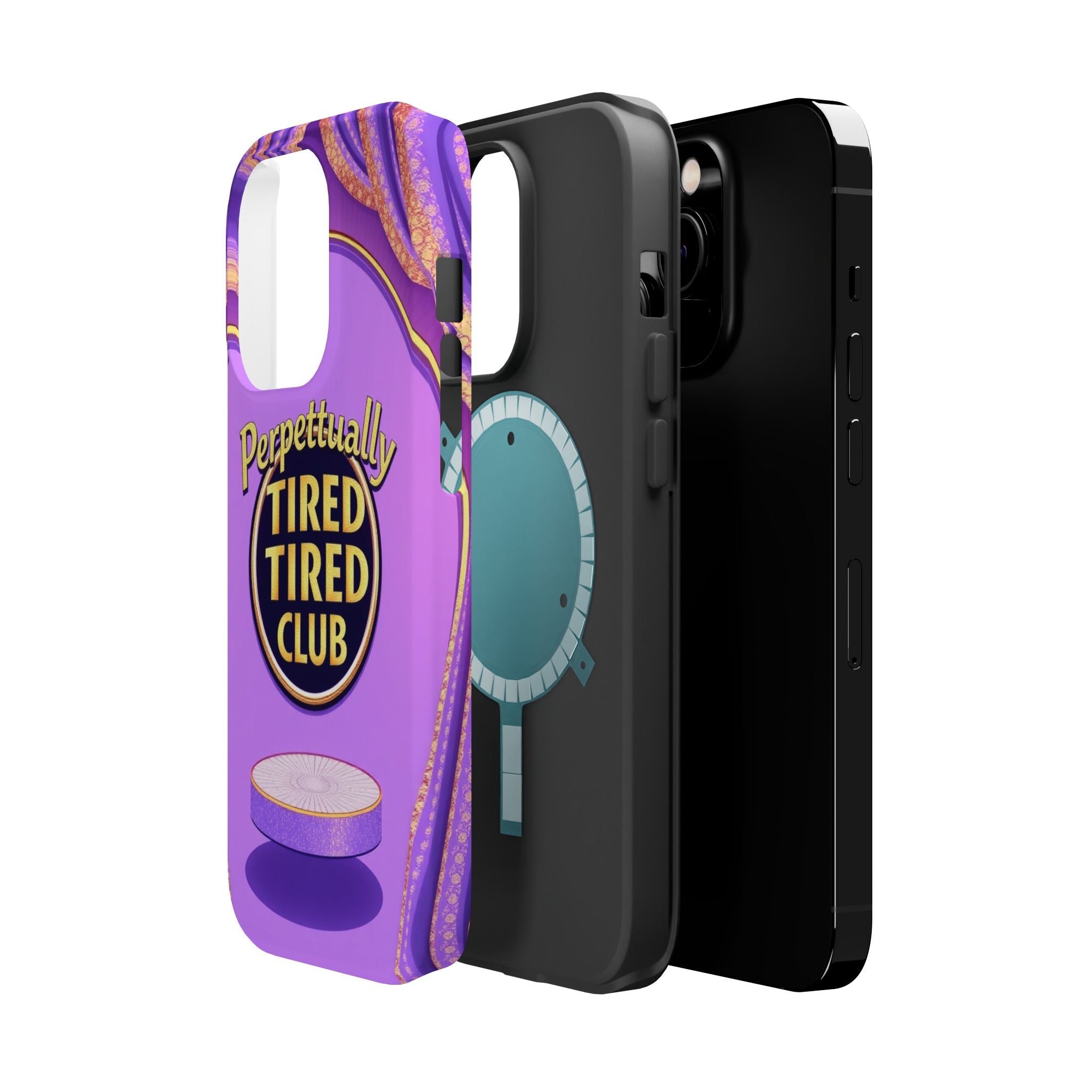 iPhone Perpetually Tired Club Bold Art Slim Everyday Designer Case · iPhone Case
