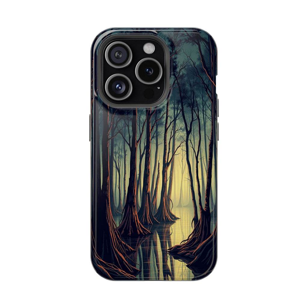 iPhone Cypress Swamp Cinematic Art Bold Modern Everyday Snap Case · iPhone Case