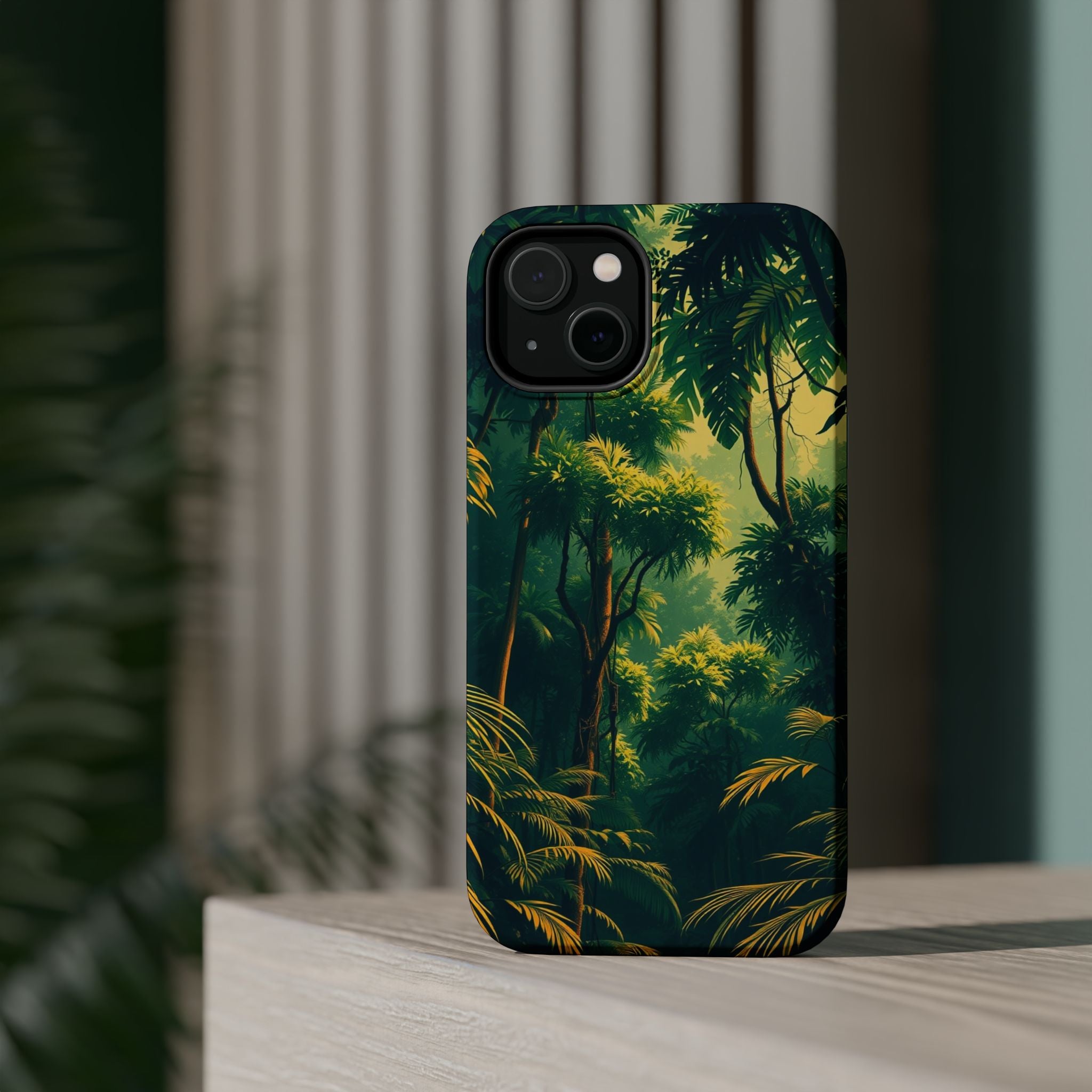 iPhone Rainforest Canopy Vintage Retro Poster Slim iPhone Everyday · iPhone Case