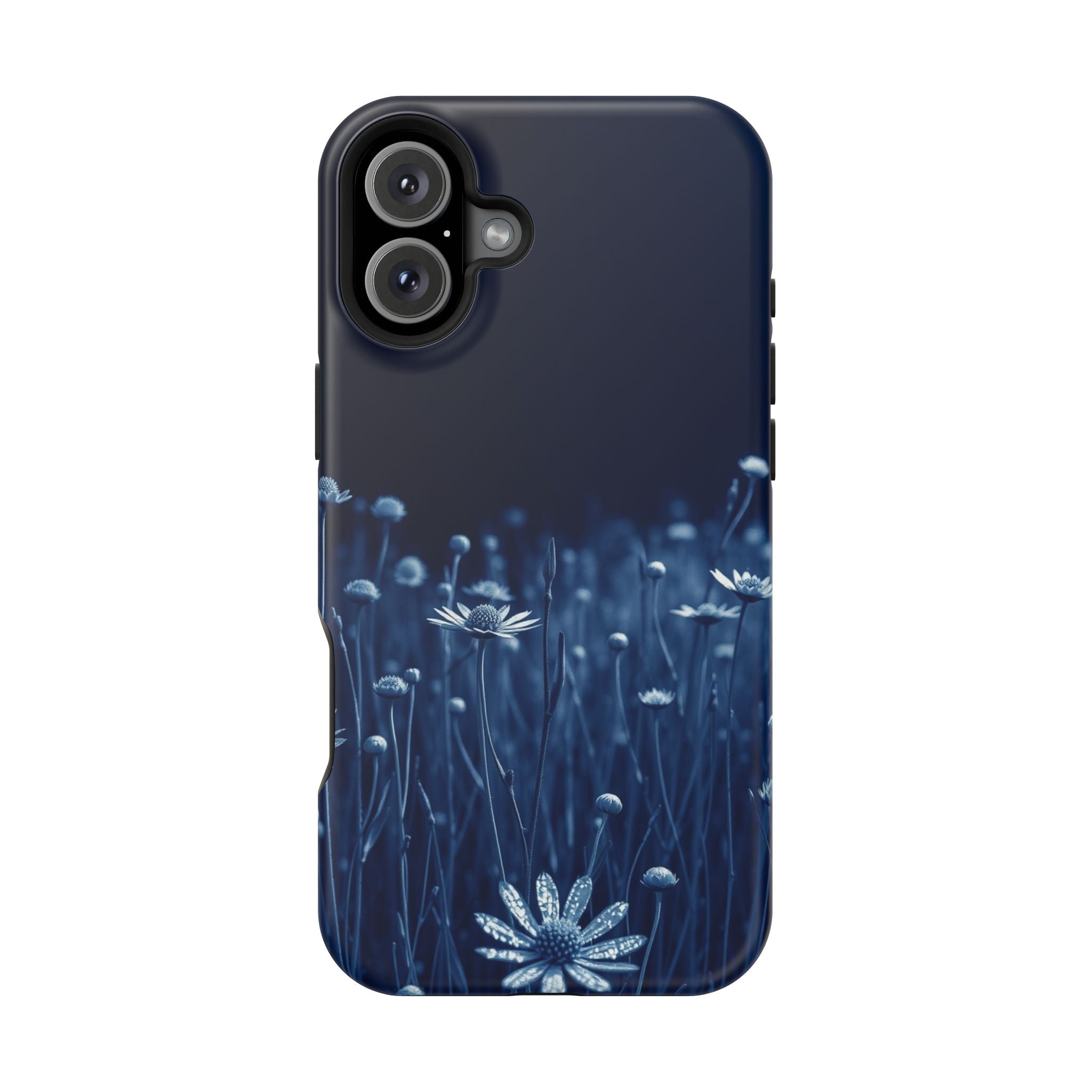 iPhone Midnight Blue And Silver Wildflower Field Clean iPhone Minimal · iPhone C