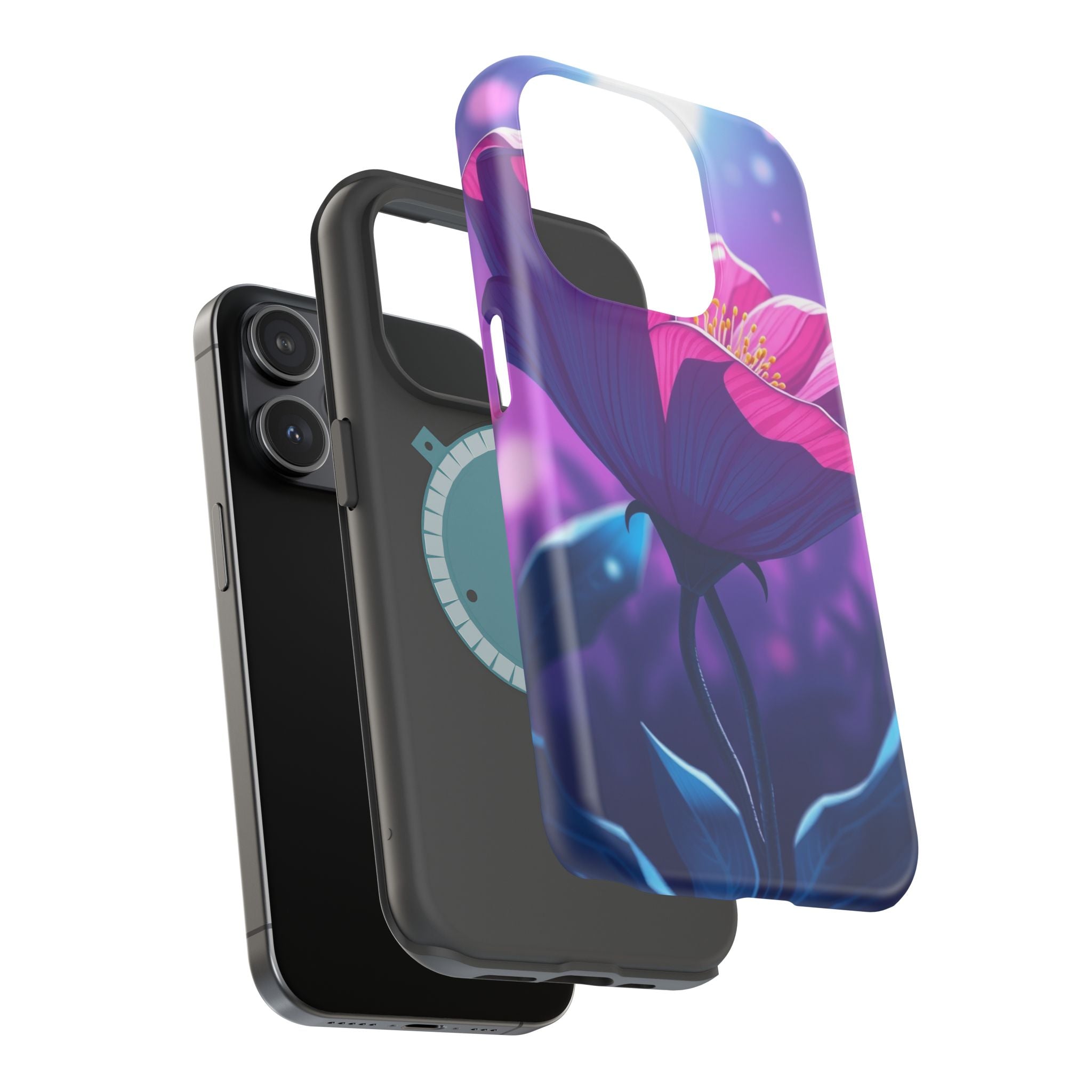iPhone Night Bloomer Pastel Kawaii Bold Modern Everyday Snap Case · iPhone Case