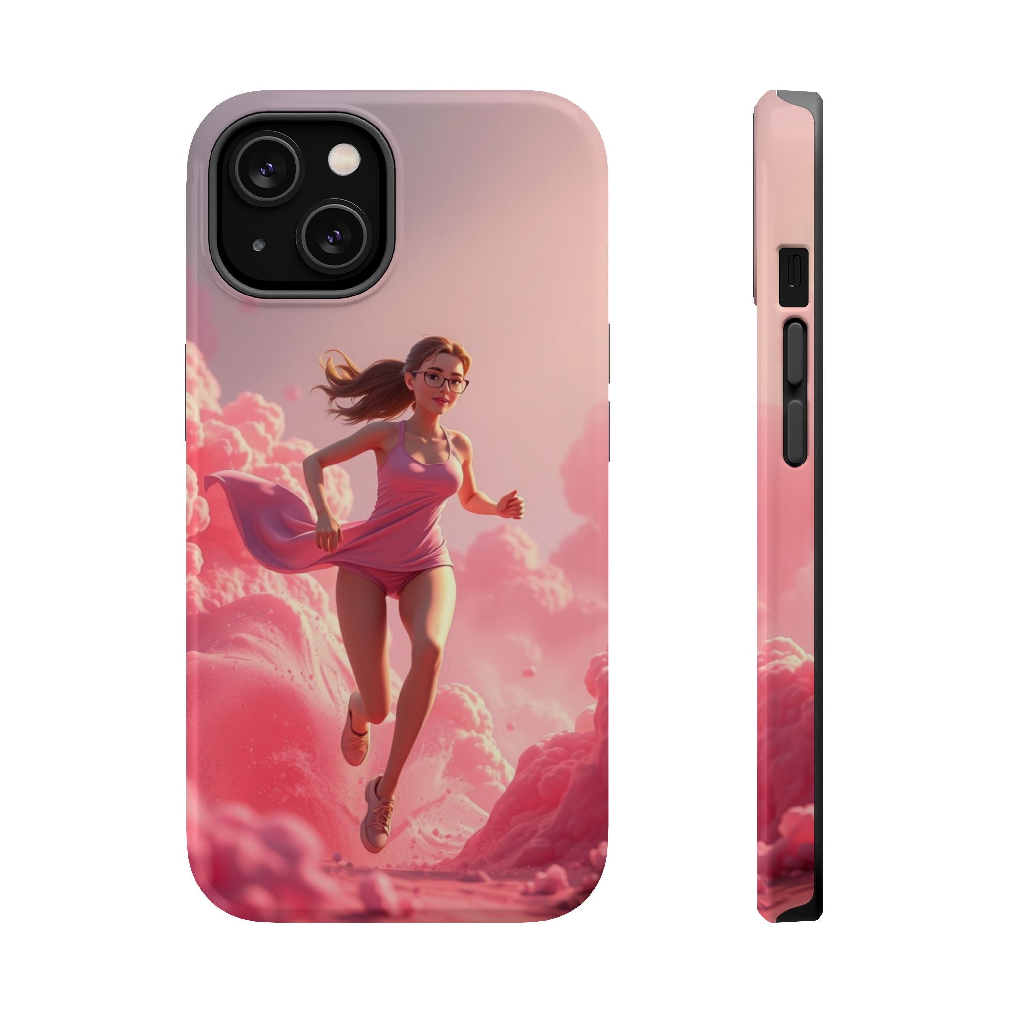 iPhone on Fumes 3D Digital Bold Modern Everyday Snap Case · iPhone Case