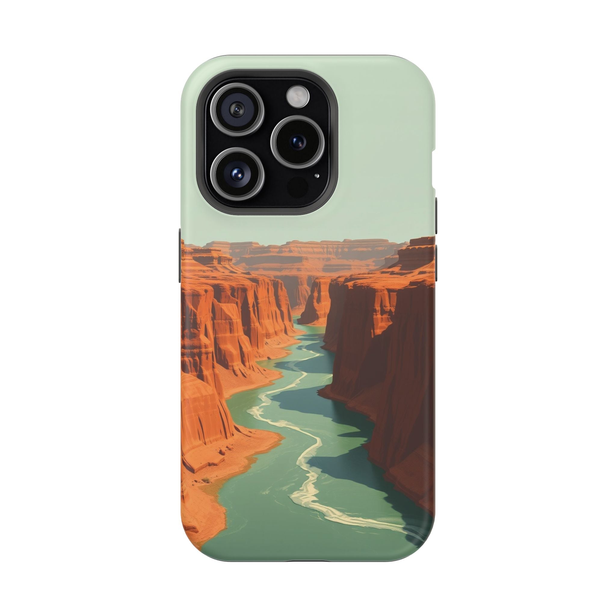 iPhone Burnt Orange And Sand River Canyon Slim iPhone Everyday Designer · iPhone