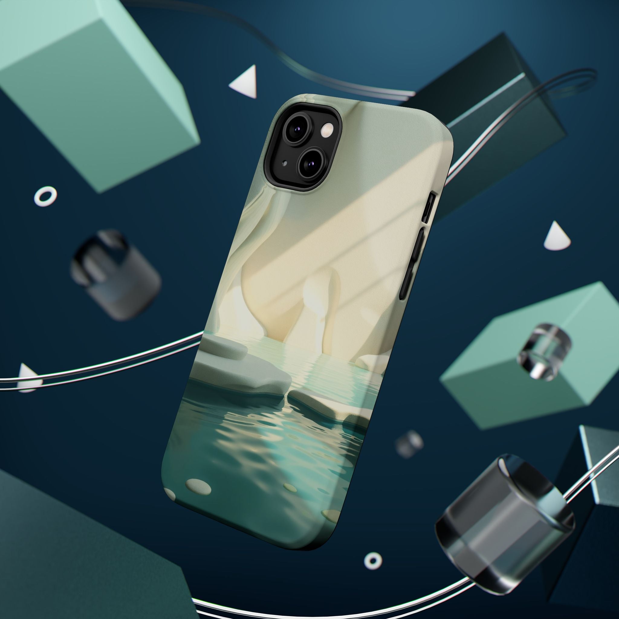 iPhone Tidal Pool 3D Digital Slim Everyday Designer Case · iPhone Case