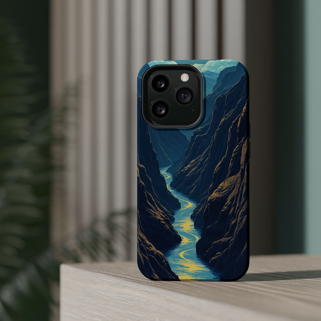 iPhone River Canyon Gold Foil Luxury Slim Everyday Designer Case · iPhone Case