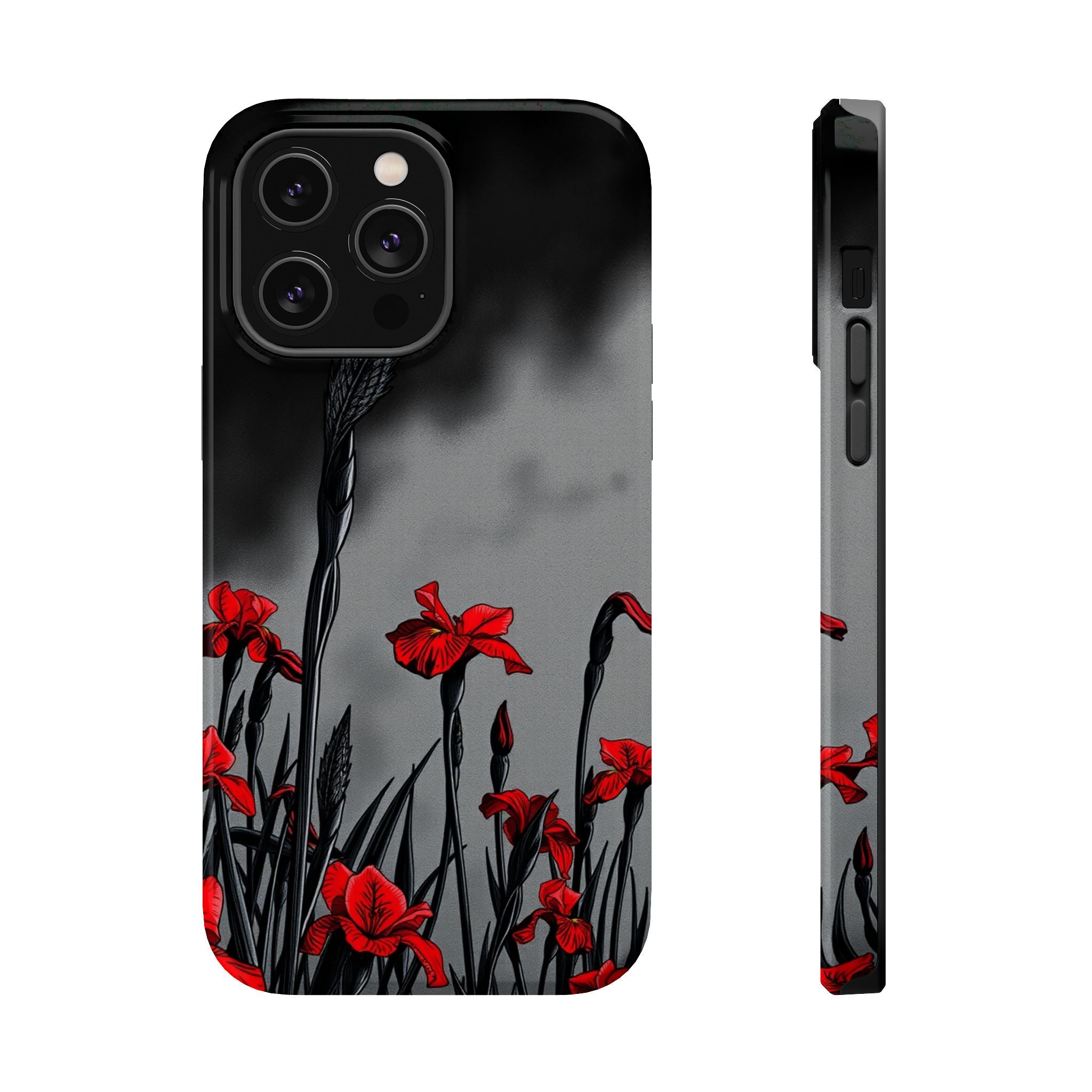 iPhone Iris Garden Cinematic Art Soft Finish Everyday Cas Slim Snap Case · iPhon