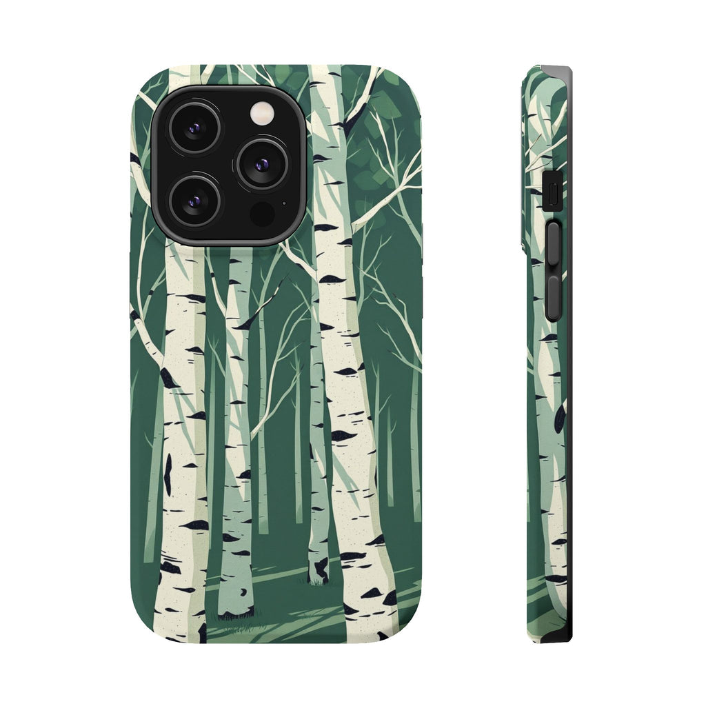 iPhone Birch Grove Abstract Geometric Slim Everyday Designer Case · iPhone Case
