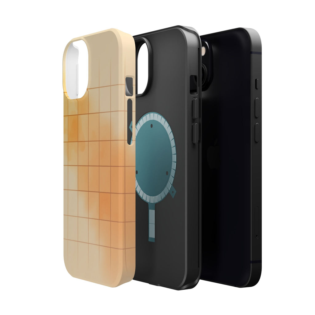 iPhone Op Art Grid Vibrant Watercolor Slim Everyday Designer Case · iPhone Case