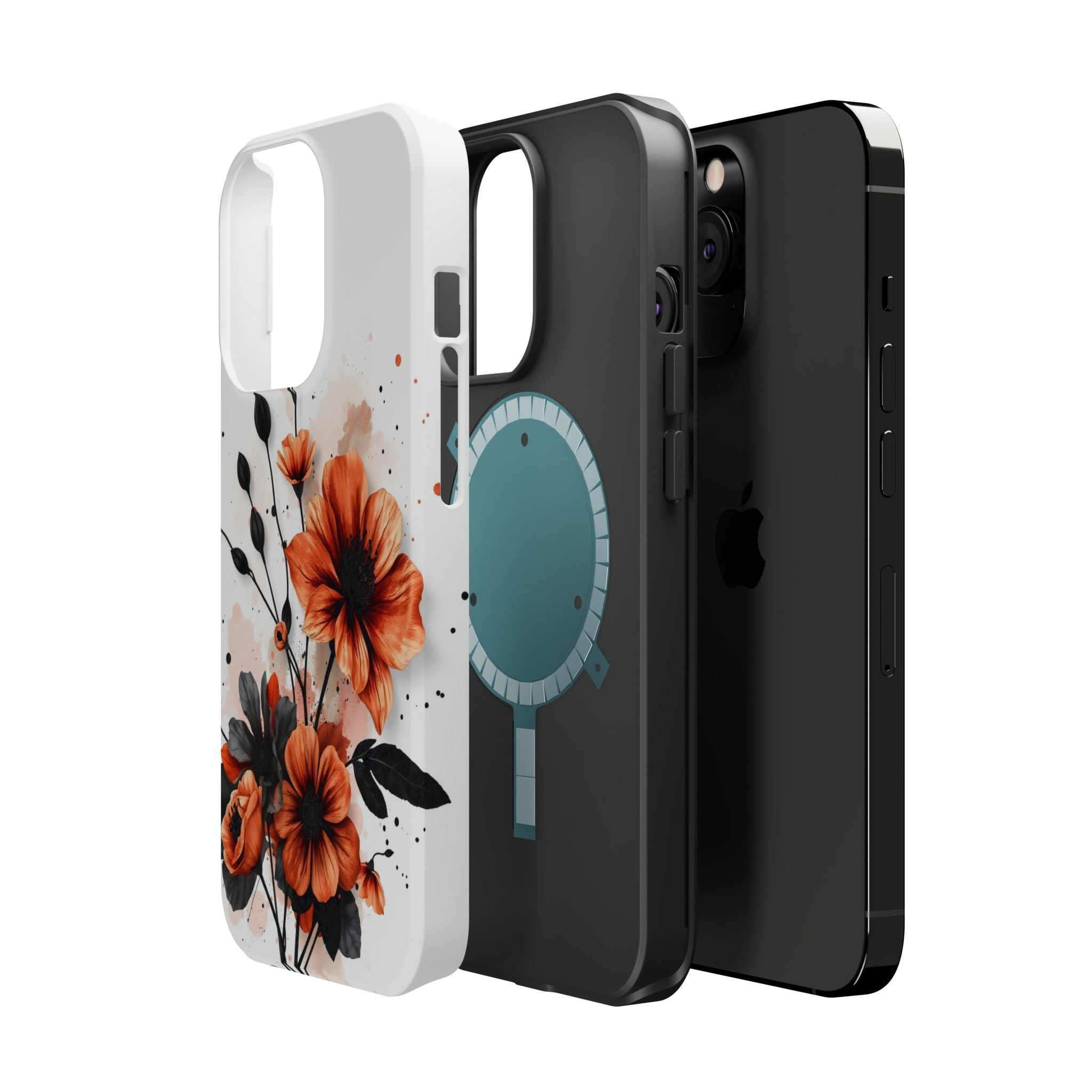 iPhone Floral Watercolor Splash 3D Digital Slim iPhone Everyday · iPhone Case