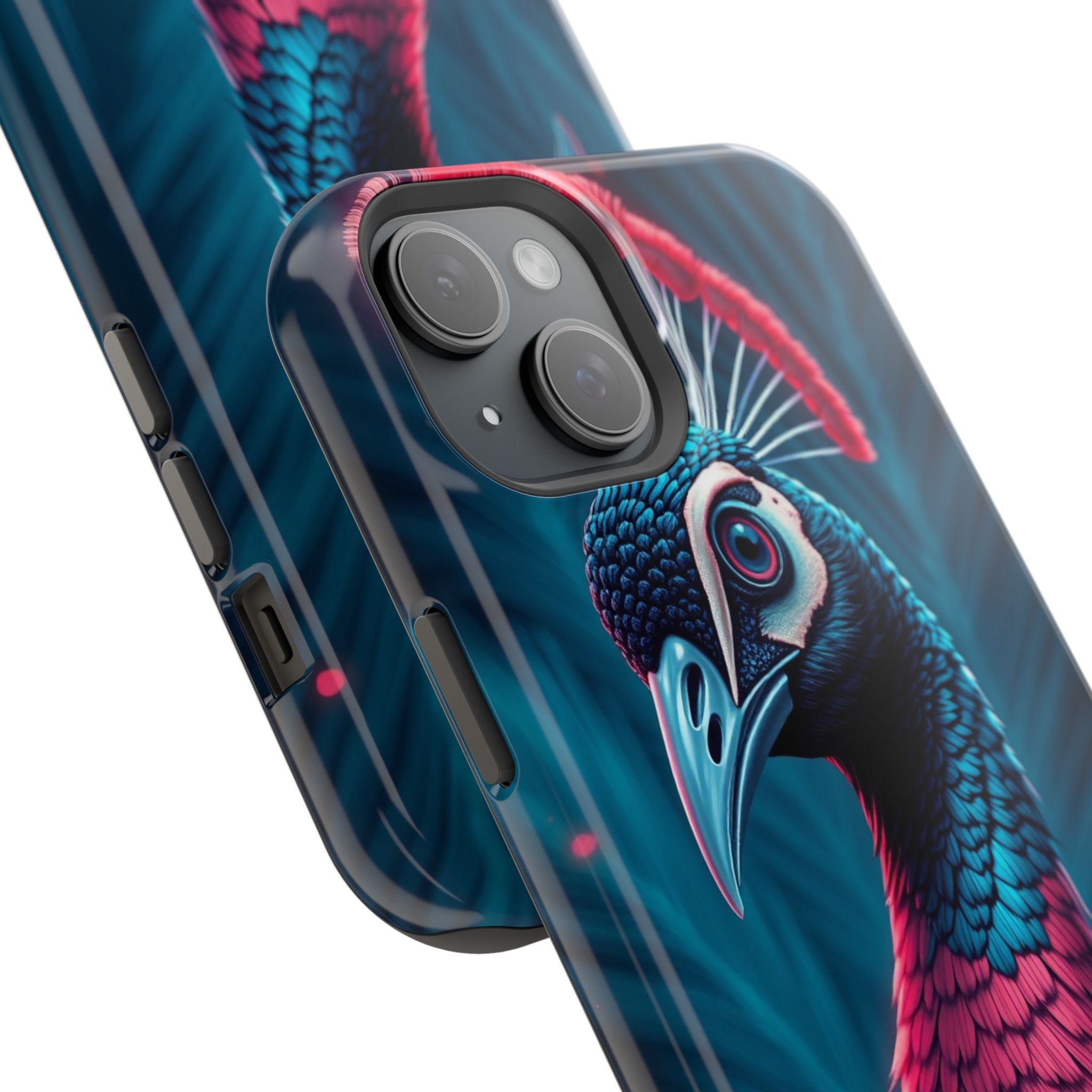 iPhone Nouveau Peacock Electric Art Slim Everyday Designer Case · iPhone Case