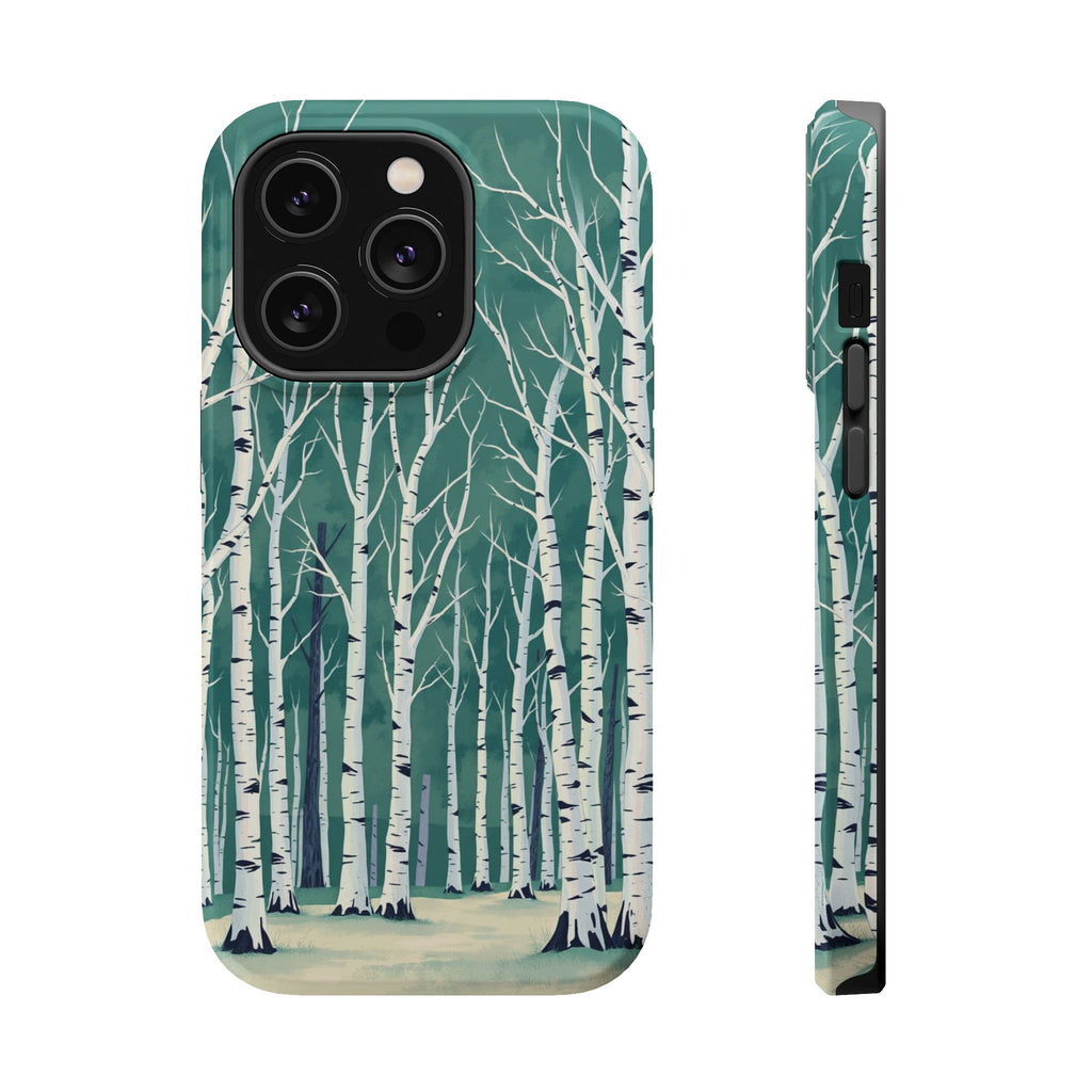 iPhone Sage And Ivory Birch Grove Bold Modern Everyday Snap Case · iPhone Case
