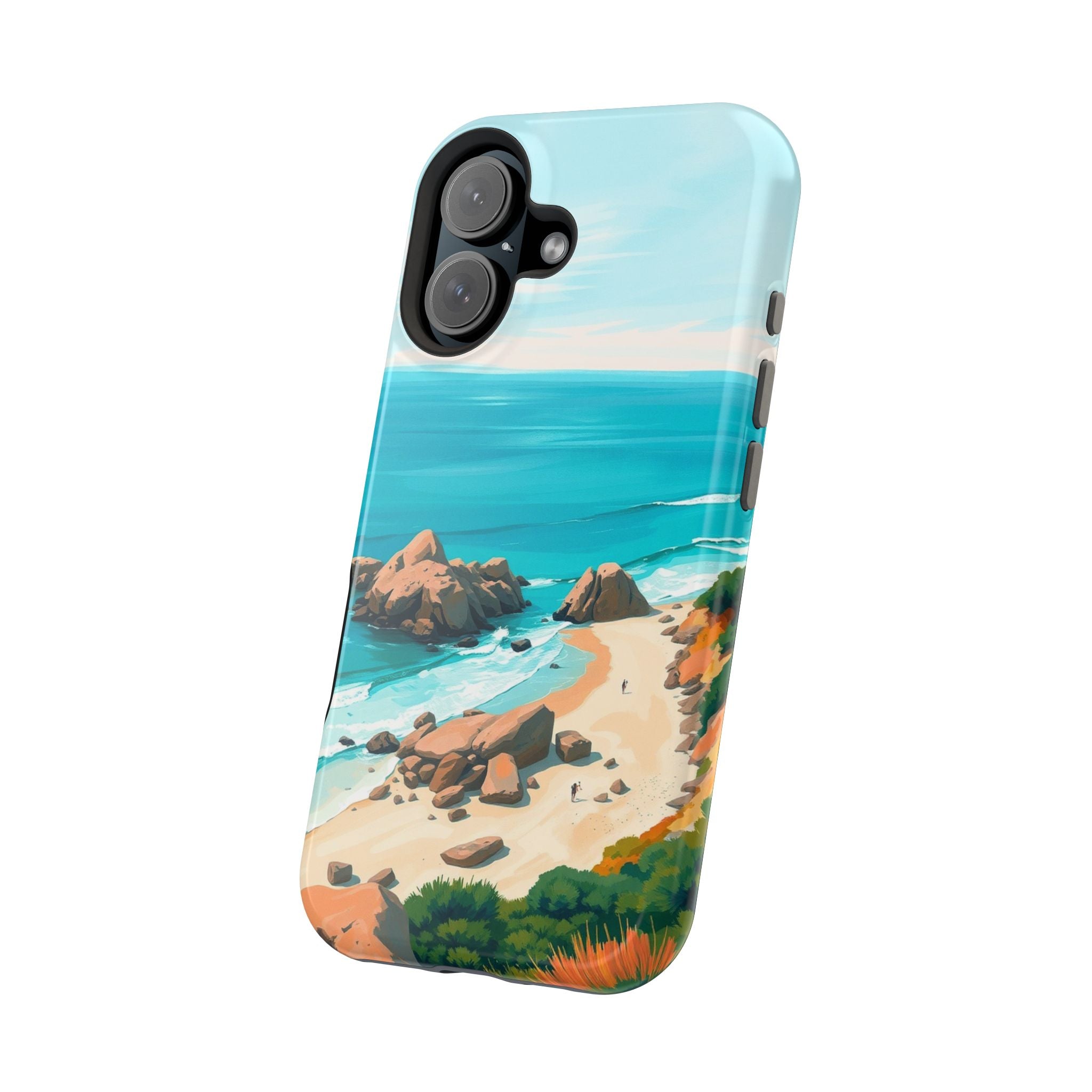 iPhone Pebble Beach Cinematic Art Bold Modern Everyday Snap Case · iPhone Case