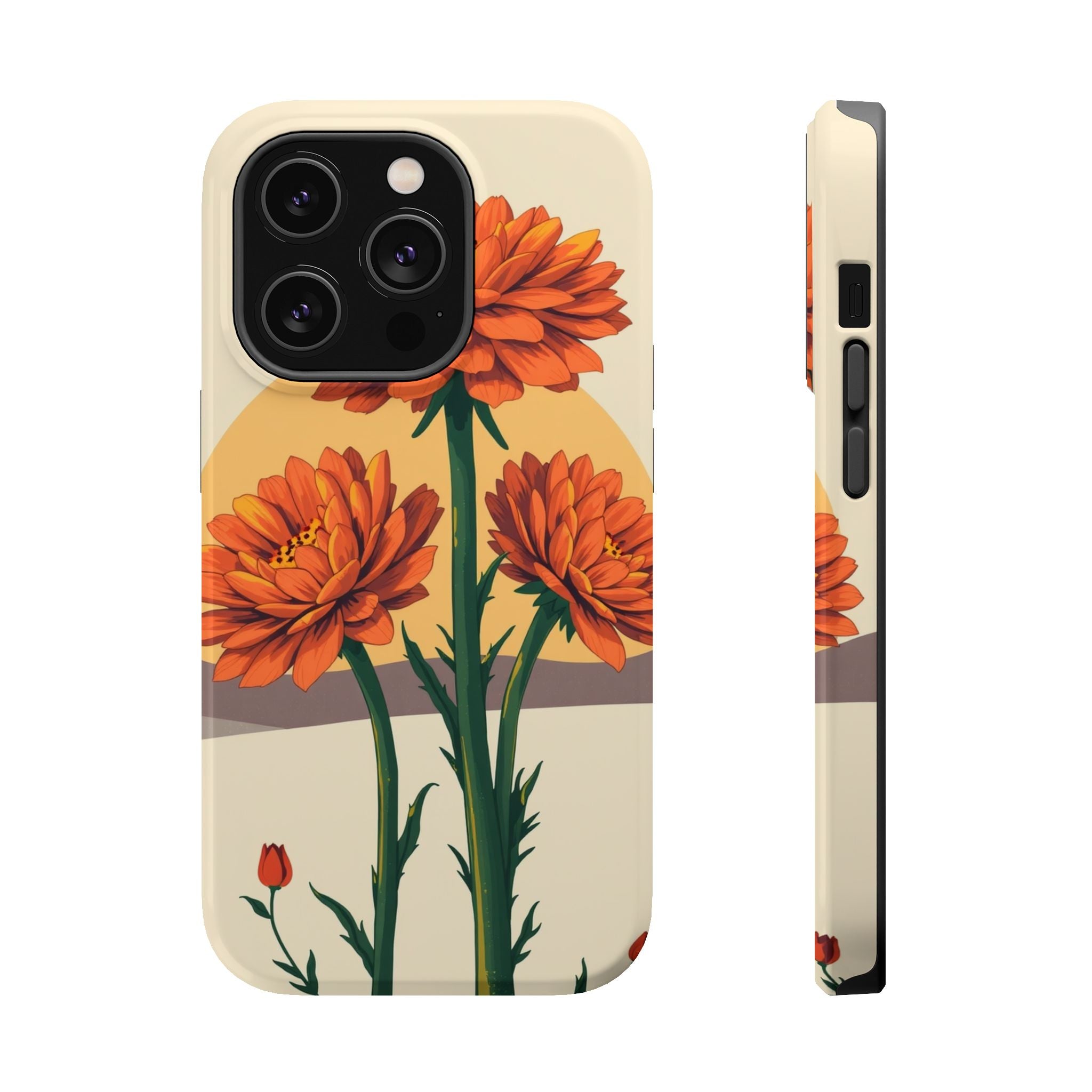 iPhone Ranunculus Stack Bold Art Bold Modern Everyday Snap Case · iPhone Case