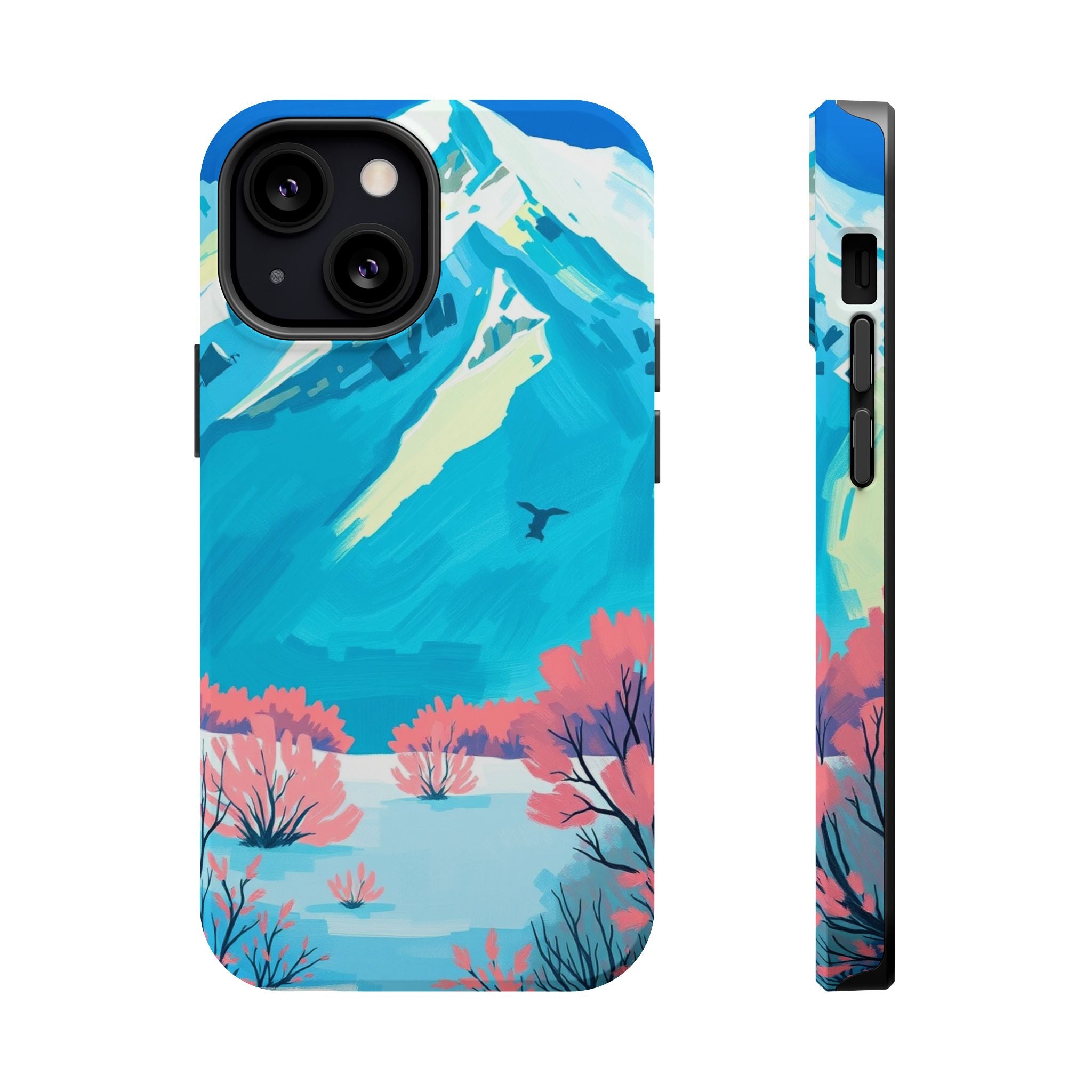 iPhone Snow Field Electric Art Slim Everyday Designer Case · iPhone Case